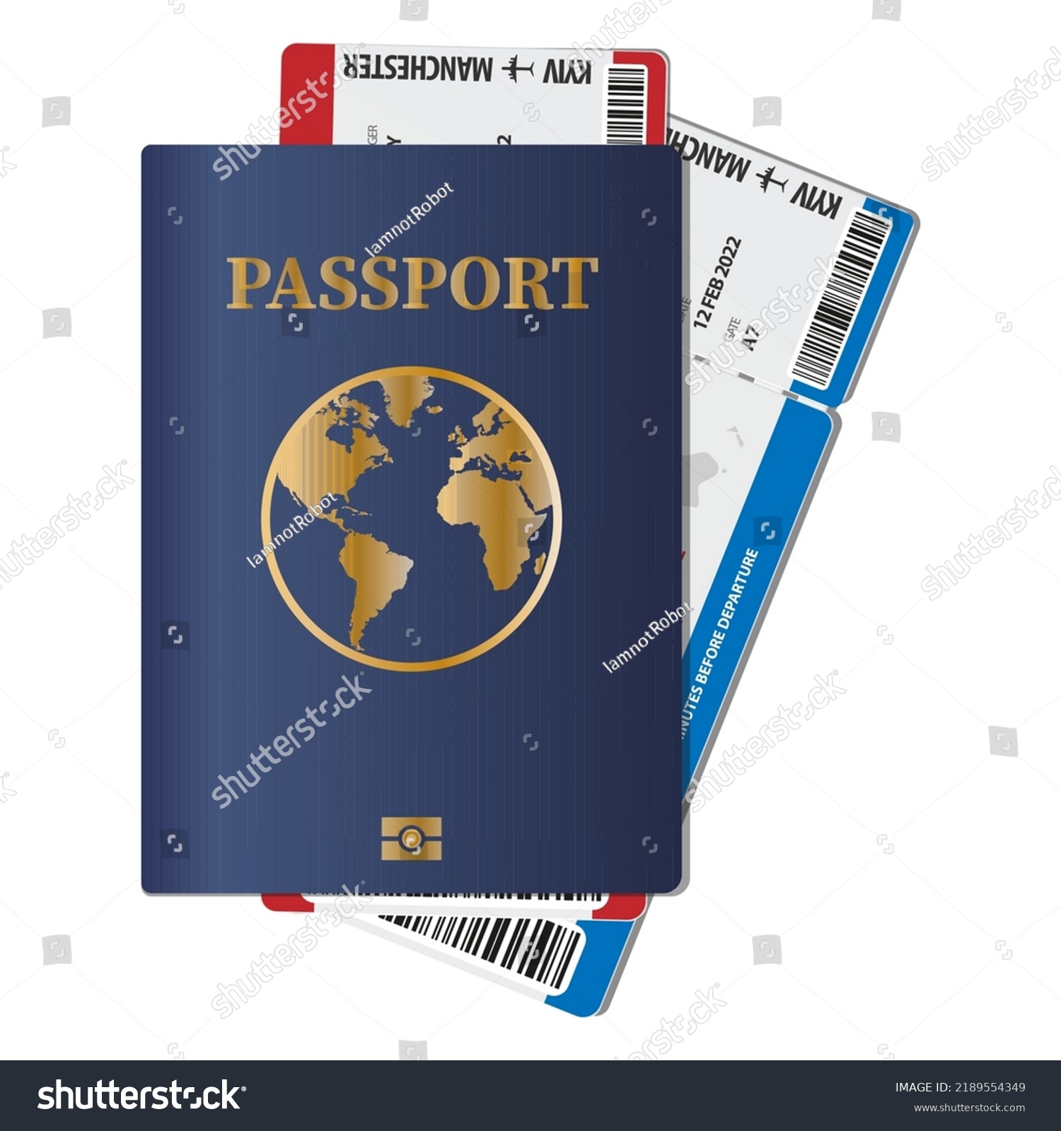 Vector International Passport Cover Template Stock Vector Royalty Free 2189554349 Shutterstock 2328