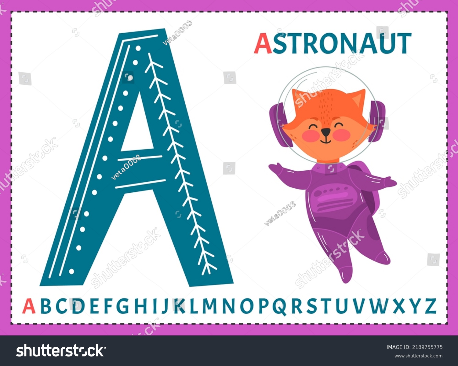 English Alphabet Cartoon Cute Children Illustrations Stock Vector ...