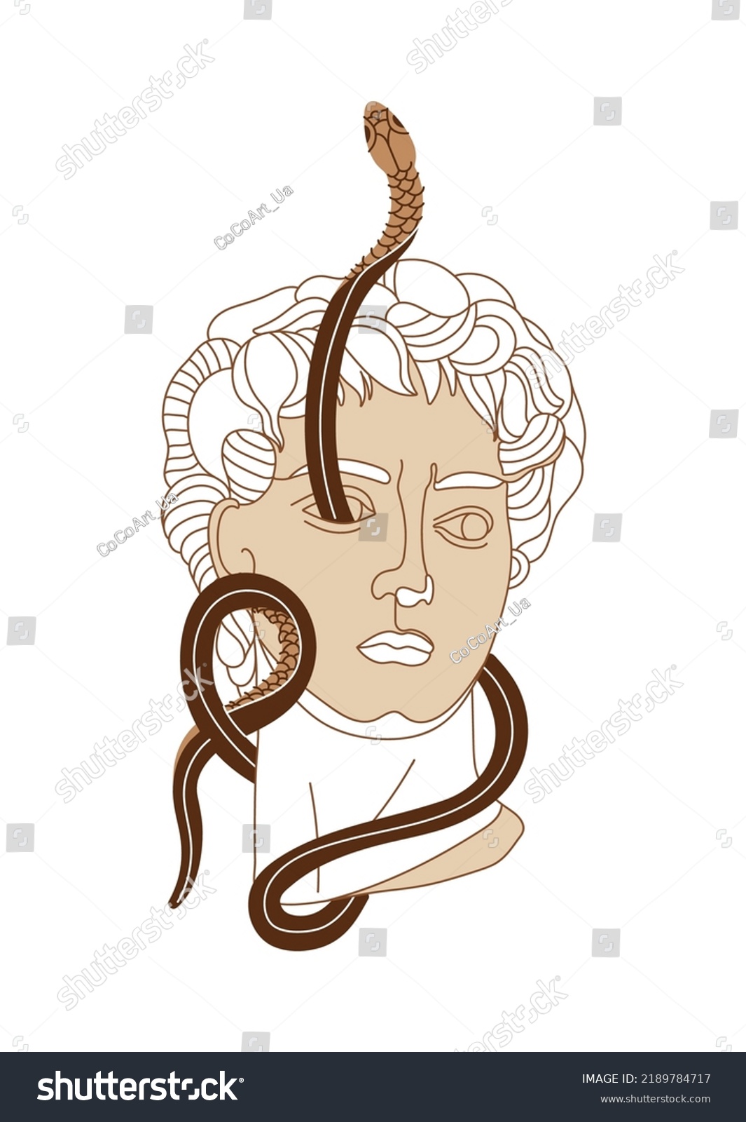 One Line Abstract Michelangelos David Portrait Stock Vector Royalty One Line Abstract Michelangelos David Portrait Stock Vector Royalty
