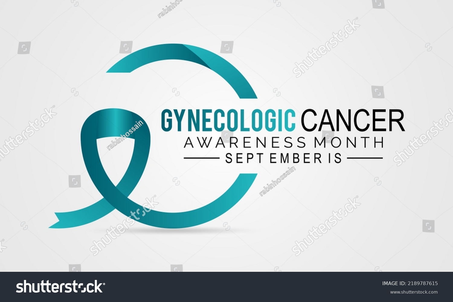 Vector Illustration On Theme Gynecologic Cancer Stock Vector Royalty Free 2189787615