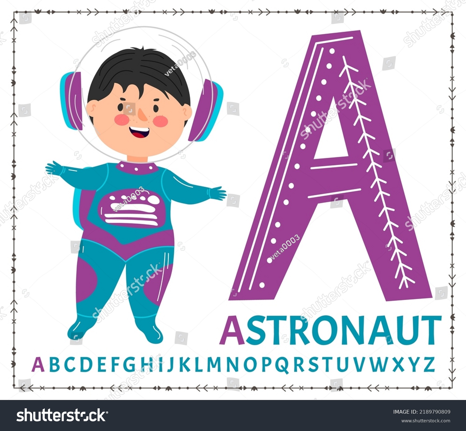 English Alphabet Cartoon Cute Children Illustrations Stock Vector ...