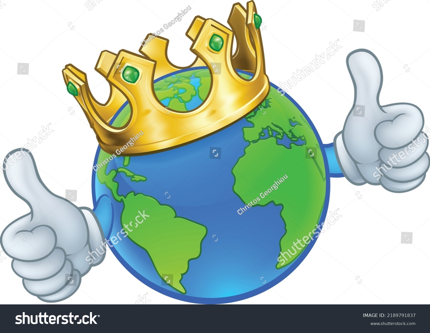 Earth Globe World Cartoon Character Mascot Stock Vector (Royalty Free ...