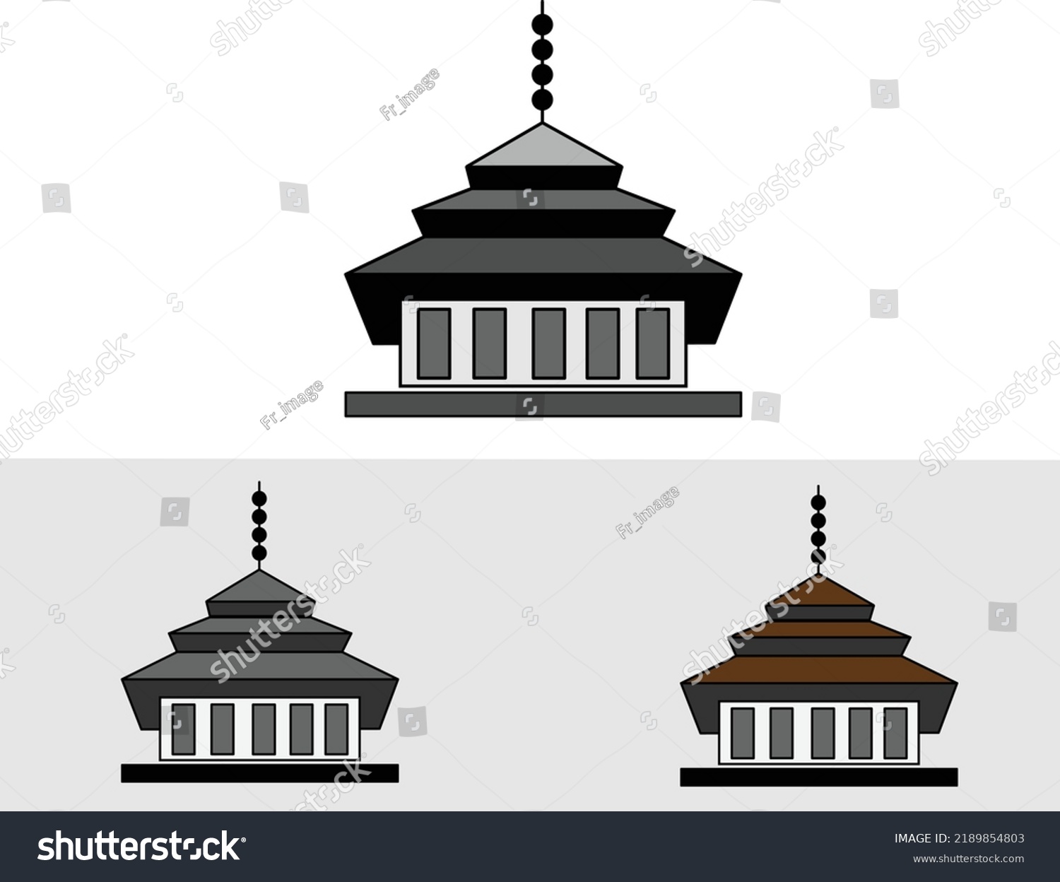 Roof Sate Building Gedung Sate Bandung Stock Vector Royalty Free 2189854803 Shutterstock 7491