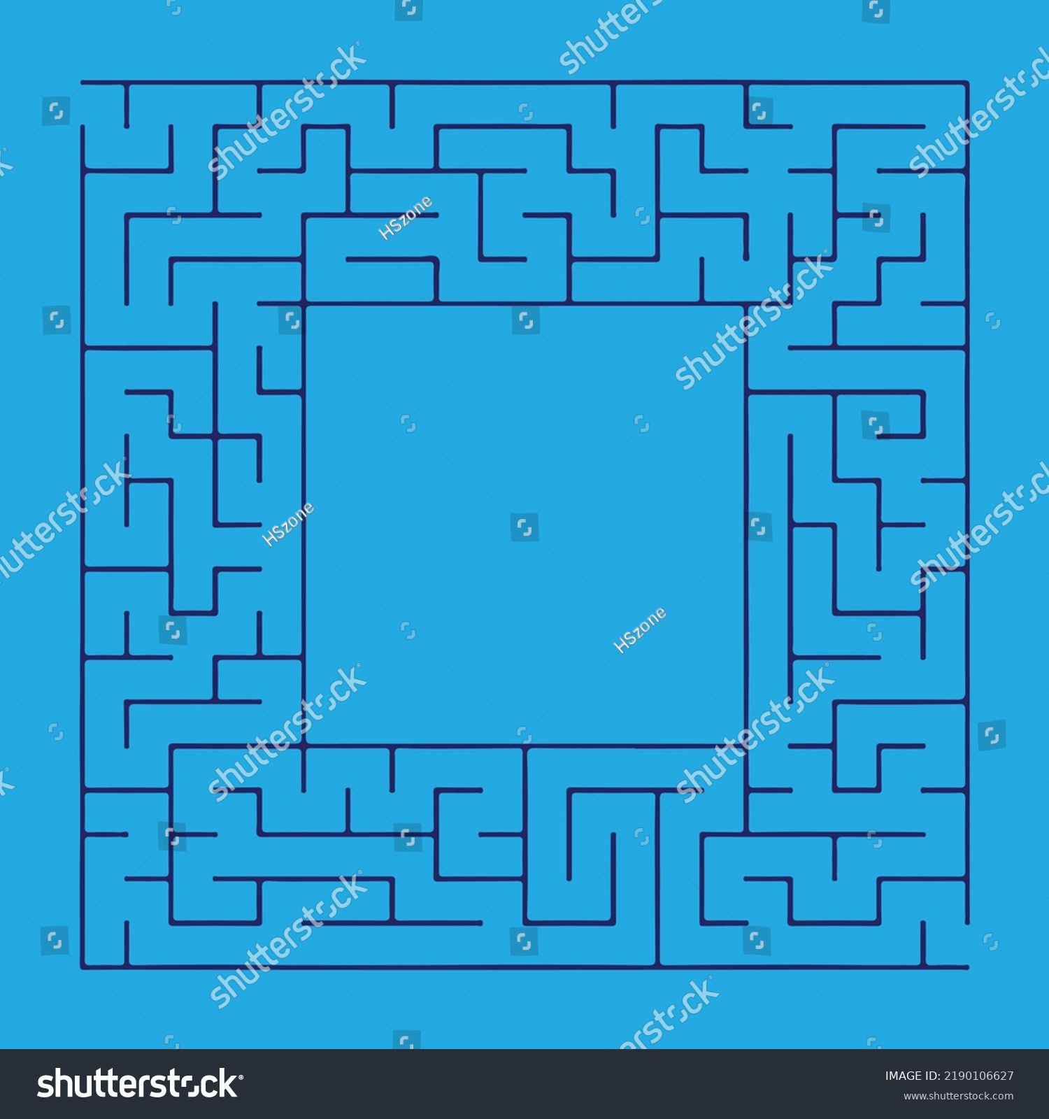 Maze Vector Illustration Maze Image Clip Stock Vector Royalty Free 2190106627 Shutterstock 1632