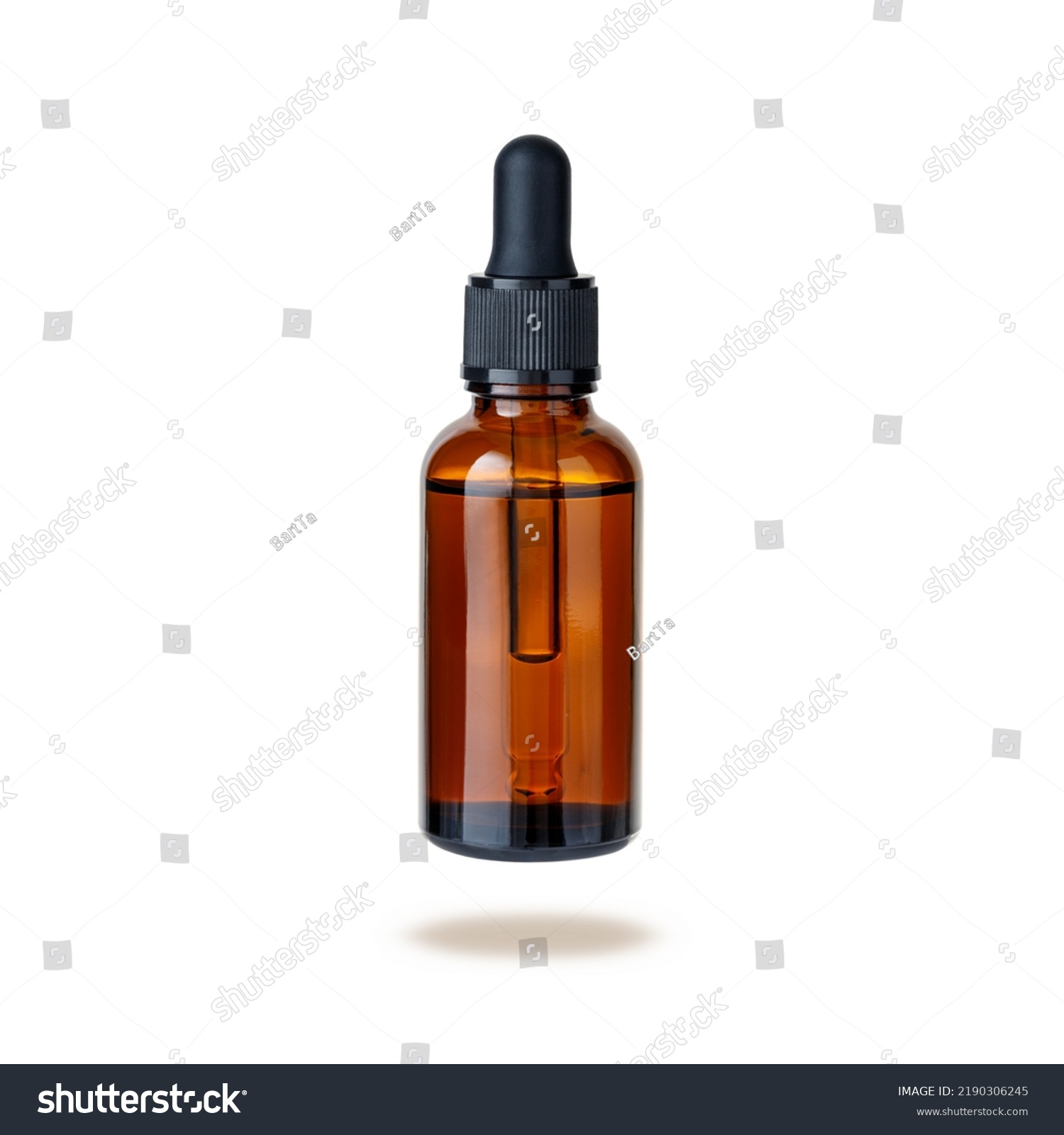 Dark Brown Glass Bottle Face Serum Stock Photo 2190306245 | Shutterstock