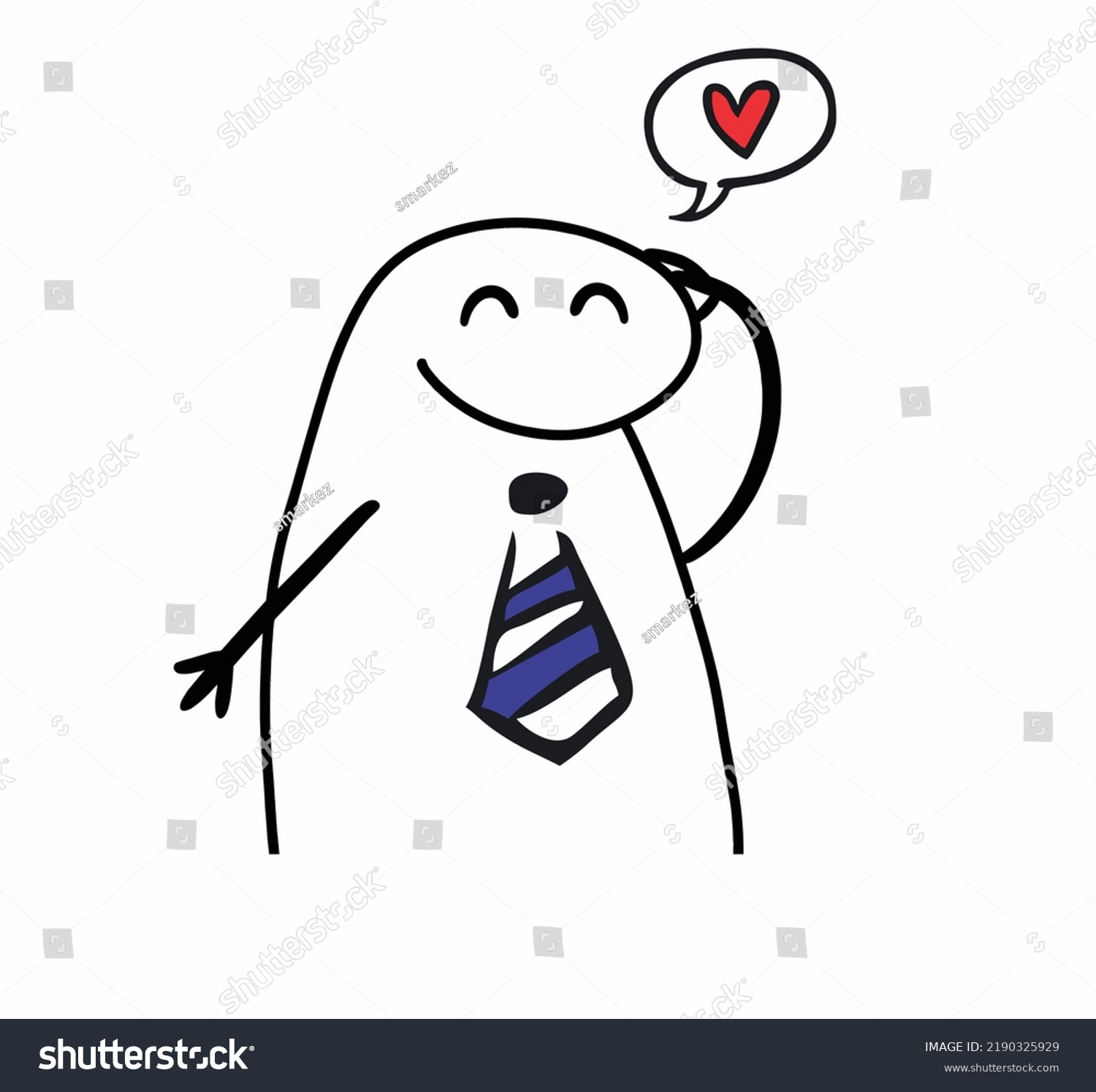 Fall Love Flork Meme Stock Vector (Royalty Free) 2190325929 | Shutterstock