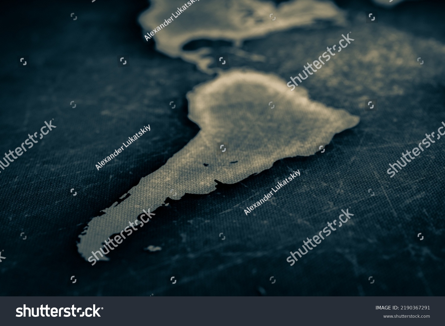 Schematic Map World Stock Photo 2190367291 | Shutterstock