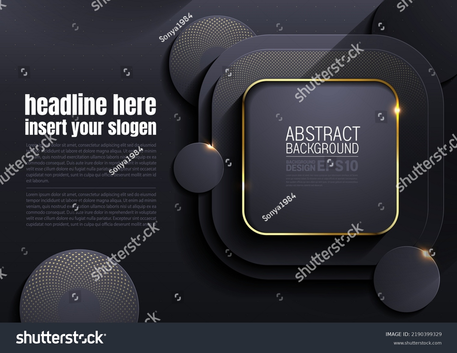 Webside Template Design Luxury Geometric Shape Stock Vector (Royalty Webside Template Design Luxury Geometric Shape Stock Vector (Royalty
