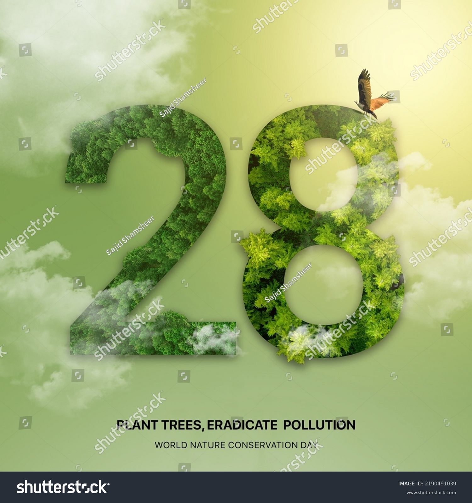World Nature Conservation Day Importance Protecting Stock Photo World Nature Conservation Day Importance Protecting Stock Photo