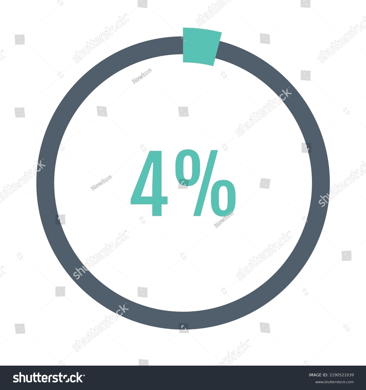 4 Circle Diagrams Infographics Vector Stock Vector (Royalty Free ...