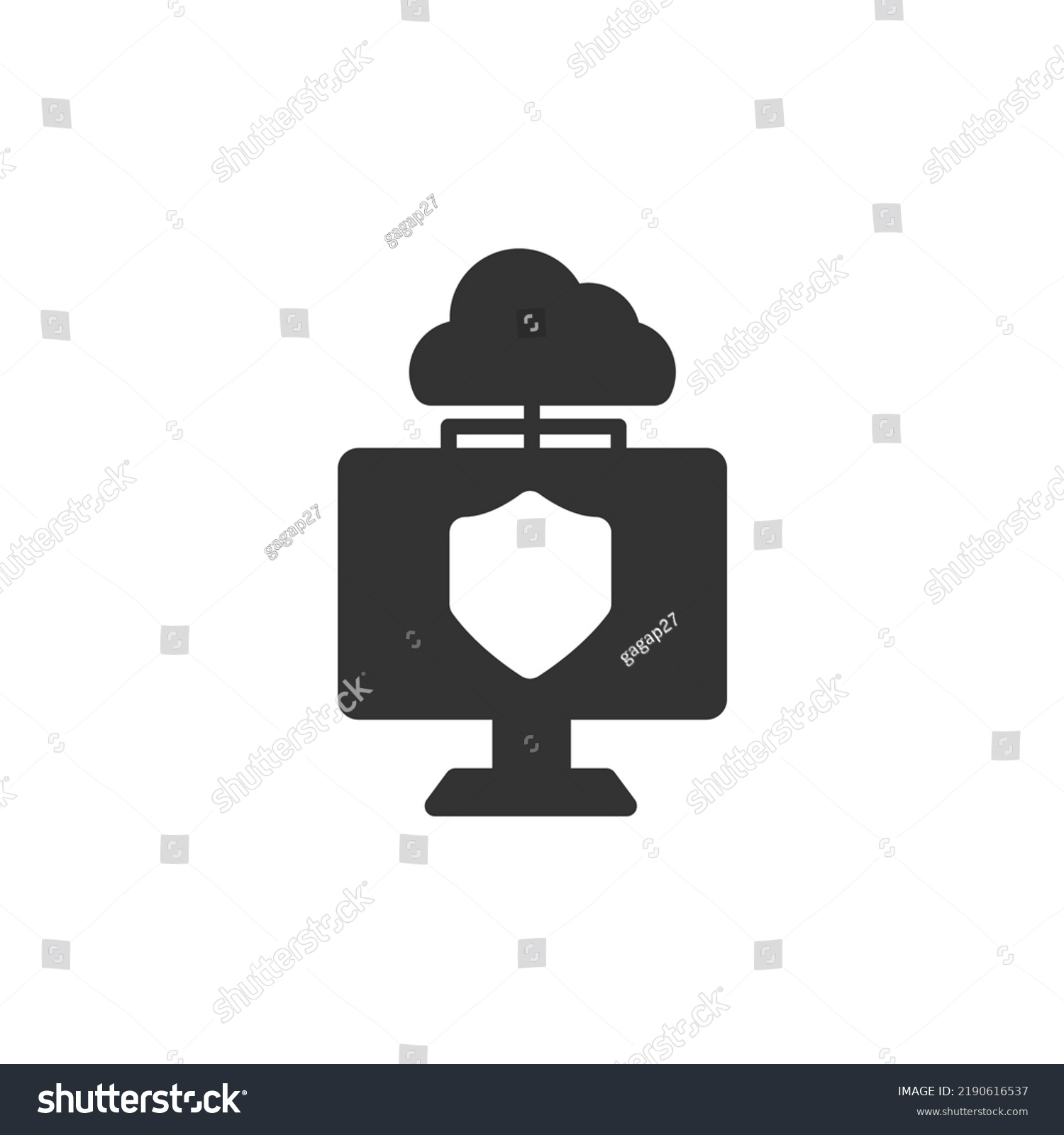 Vpn Icons Symbol Vector Elements Infographic Stock Vector (Royalty Free