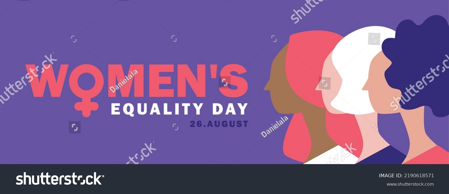 Womens Equality Day August 26 Template Stock Vector Royalty Free