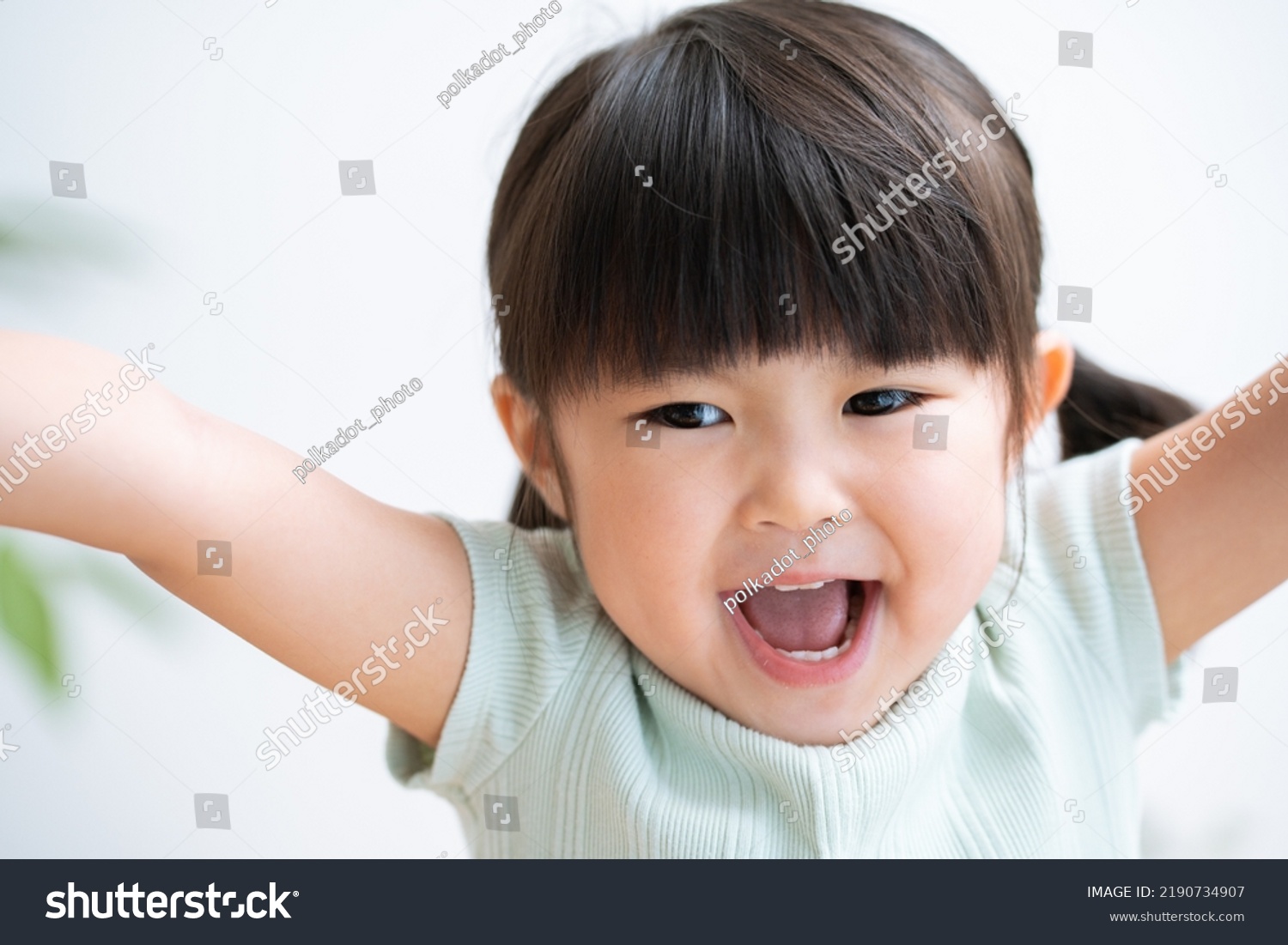 Happy Asian 4 Year Old Child Stock Photo 2190734907 | Shutterstock