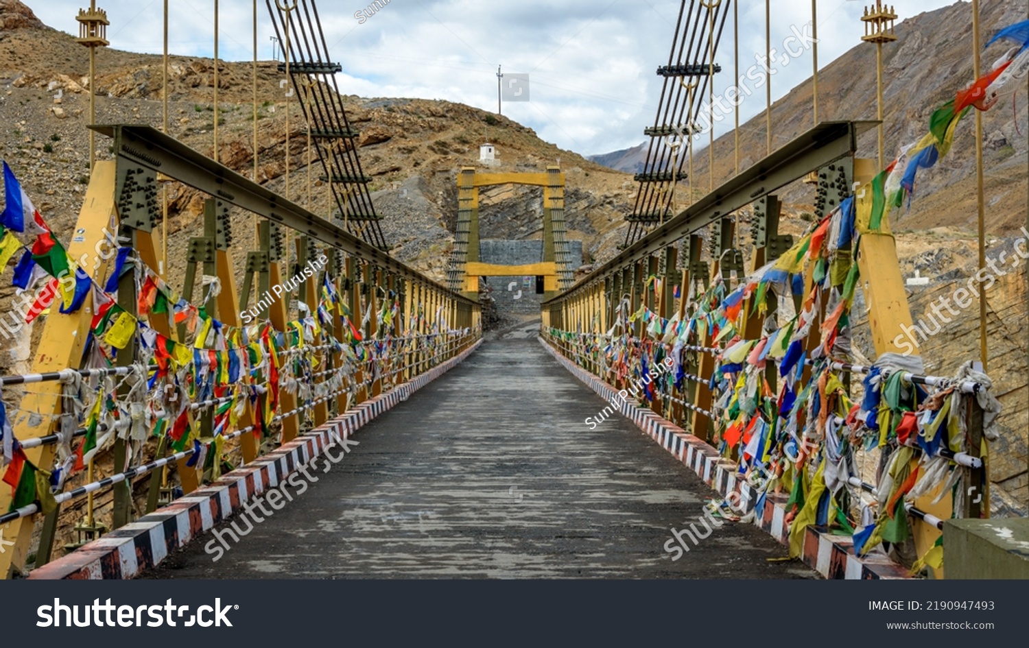 Chicham Bridge Spiti Valley Himachal Pradesh Stock Photo 2190947493 ...