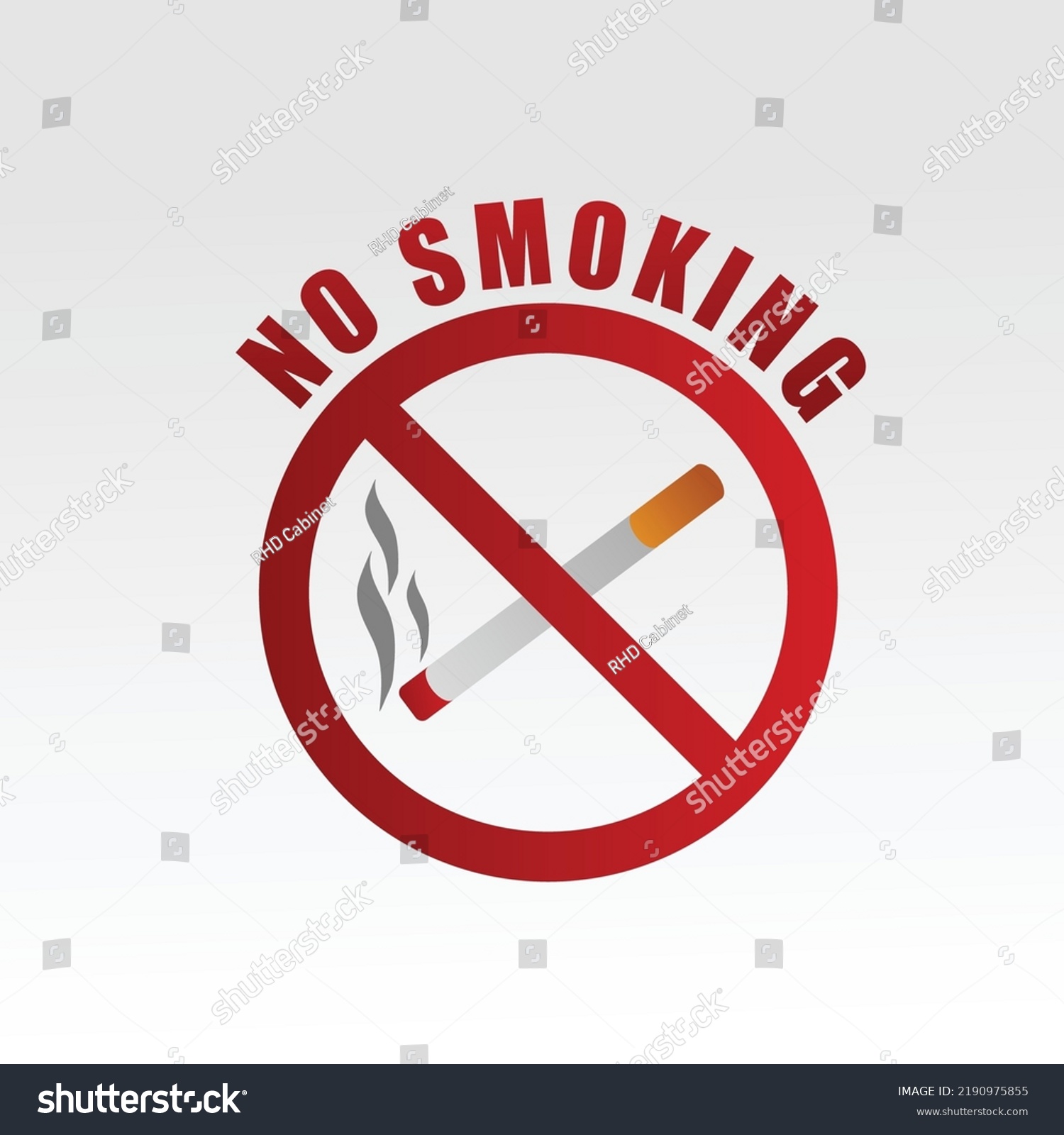 No Smoking Symbols Public Non Public Stock Vector (Royalty Free ...