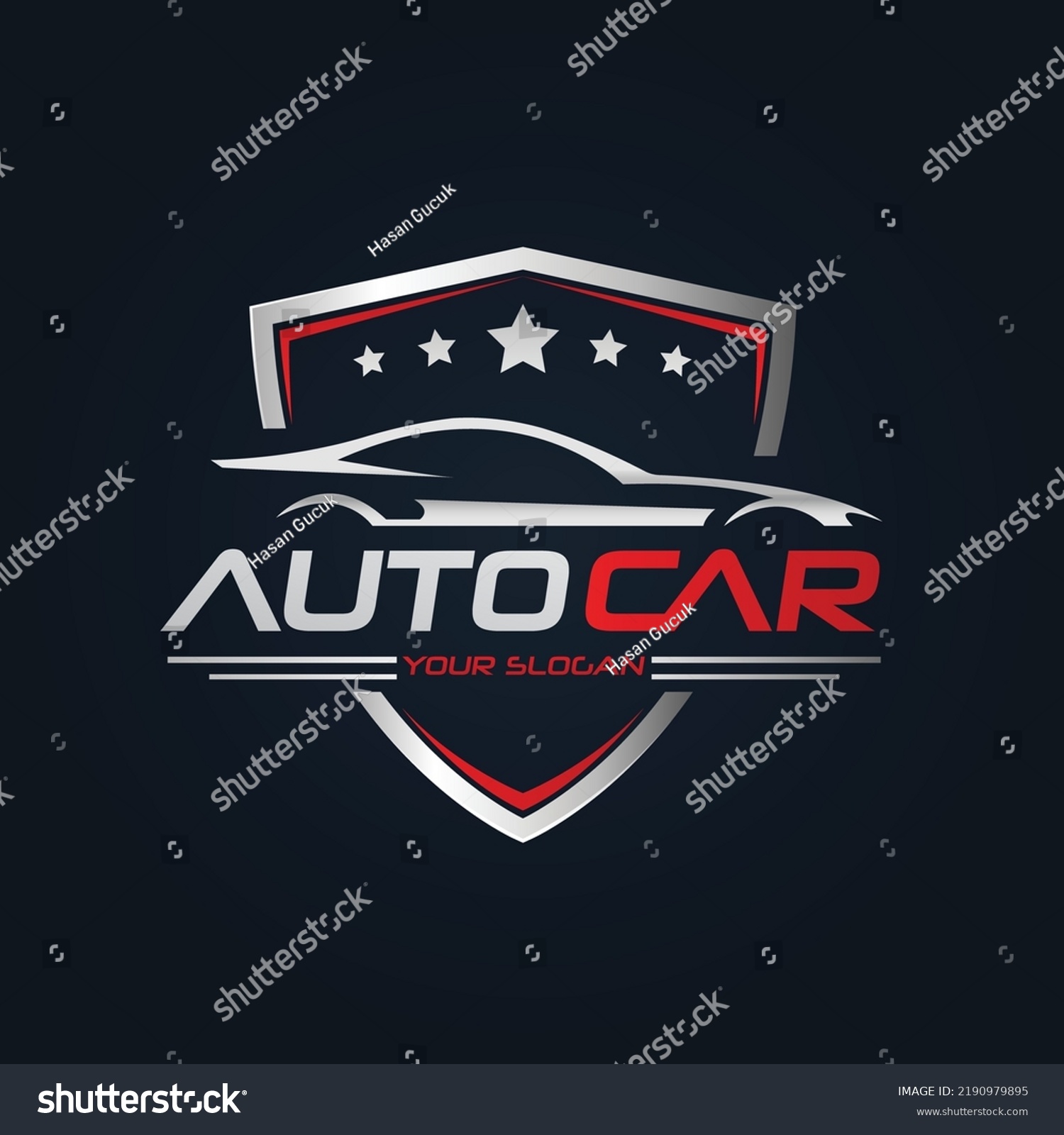 Car Garage Premium Concept Logo Design Stock Vector (Royalty Free ...