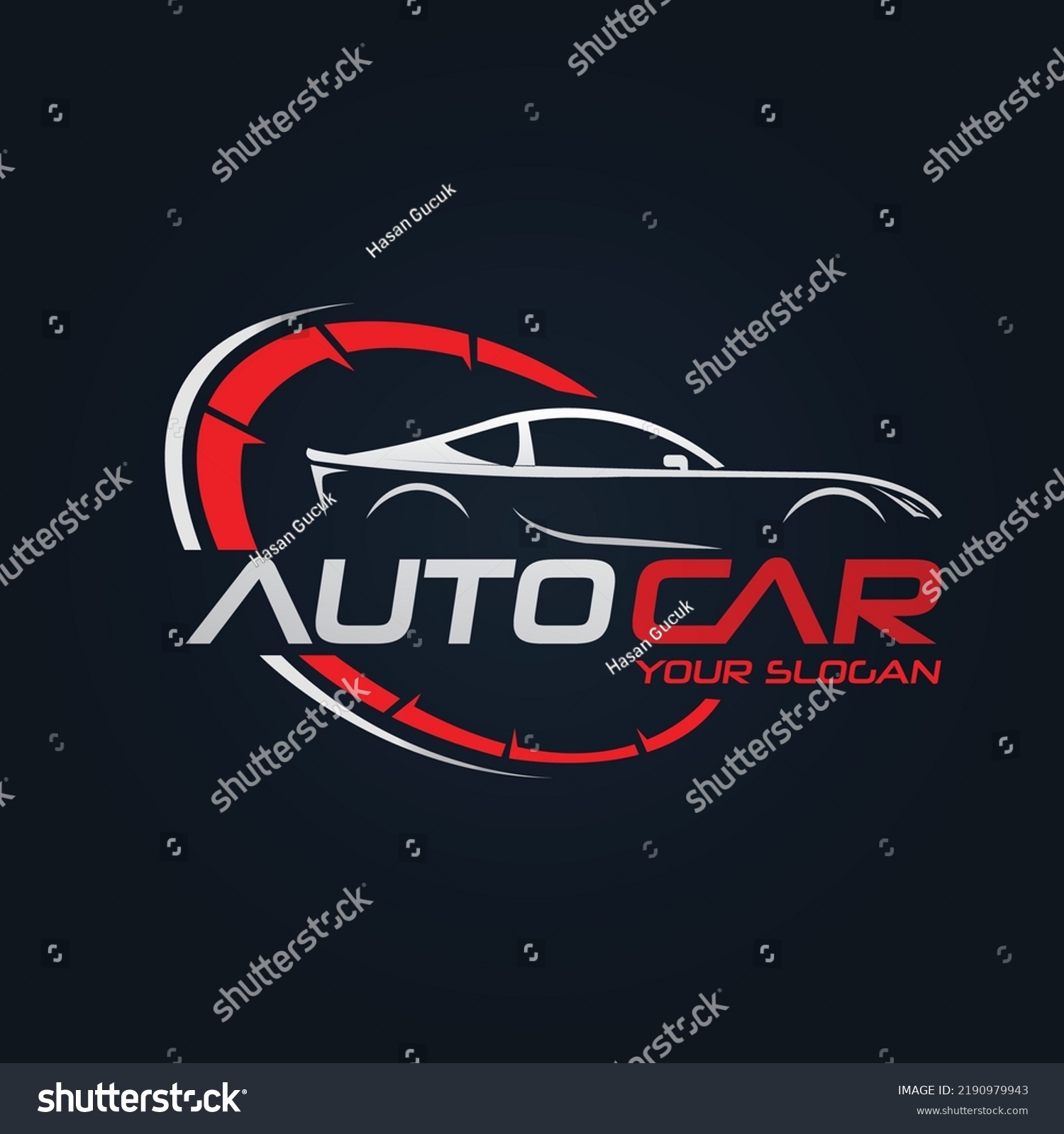 Car Garage Premium Concept Logo Design Stock Vector (Royalty Free ...