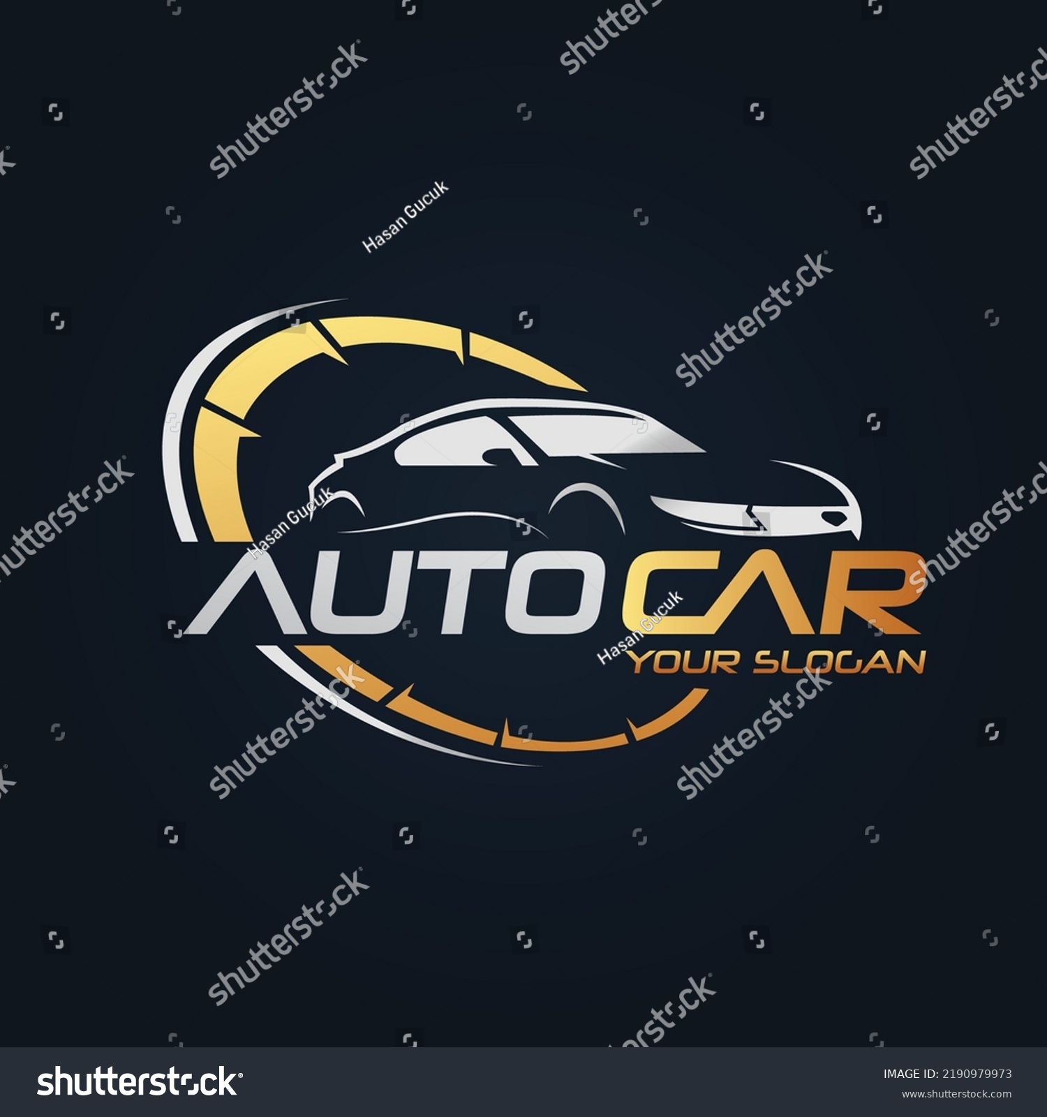 Car Garage Premium Concept Logo Design Stock Vector (Royalty Free ...