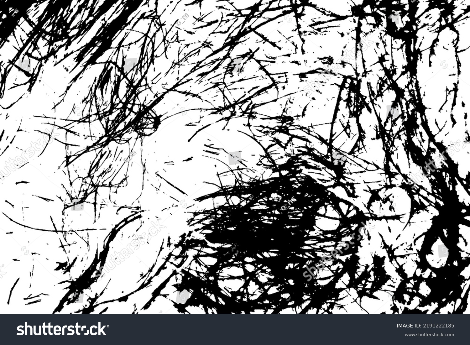 Tangled Hair Texture Vector Design Template Stock Vector (Royalty Free ...