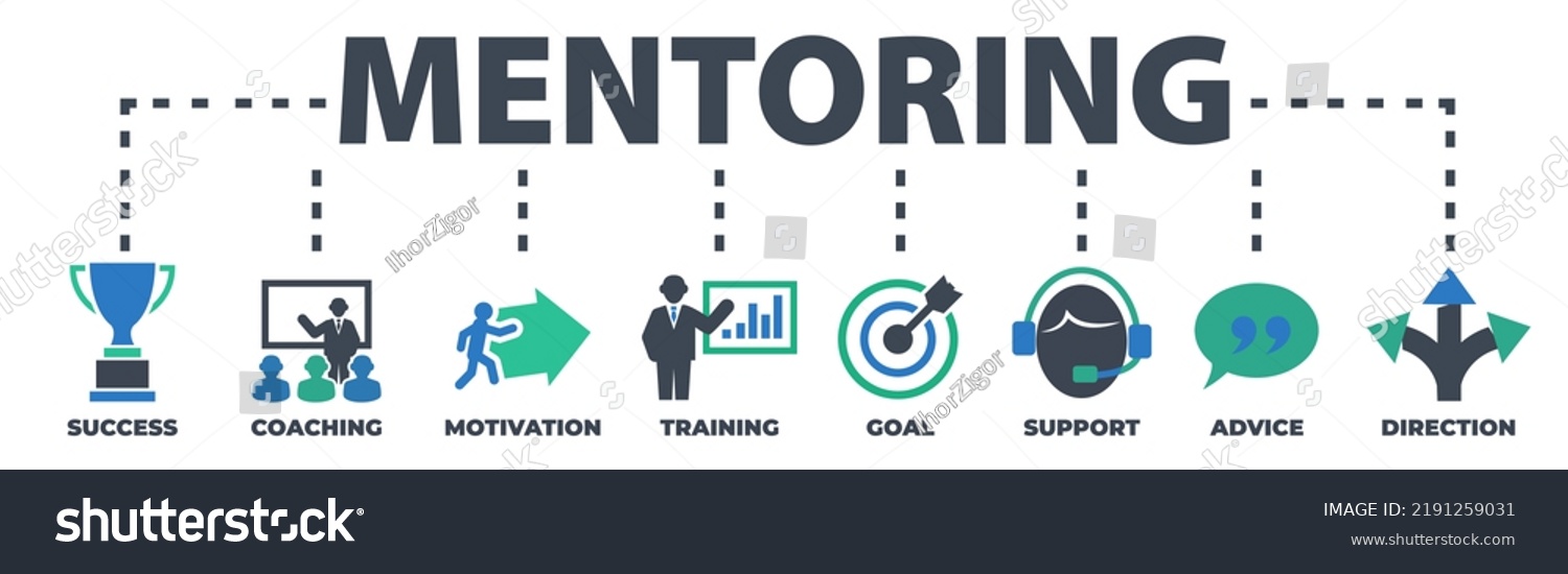 Mentoring Concept Icons Signs Stock Illustration 2191259031 | Shutterstock