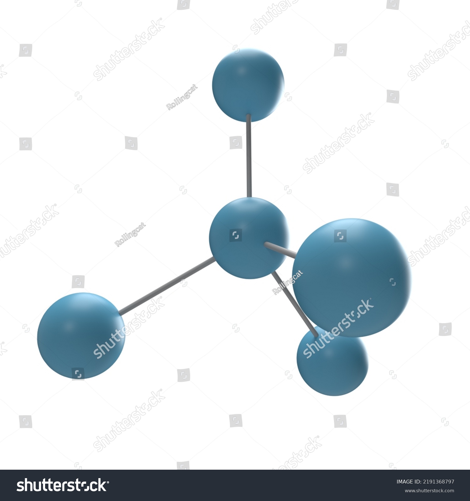 3d Illustration Molecular Model Diamond Molecular Stock Illustration ...