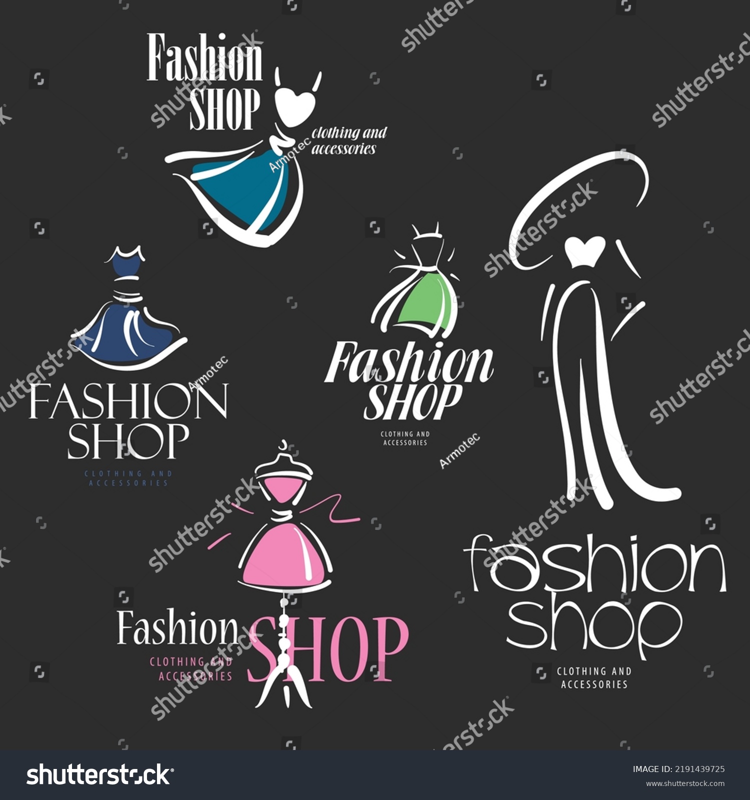 Fashion Logos New Business Brand Logo Stock Vector (Royalty Free ...