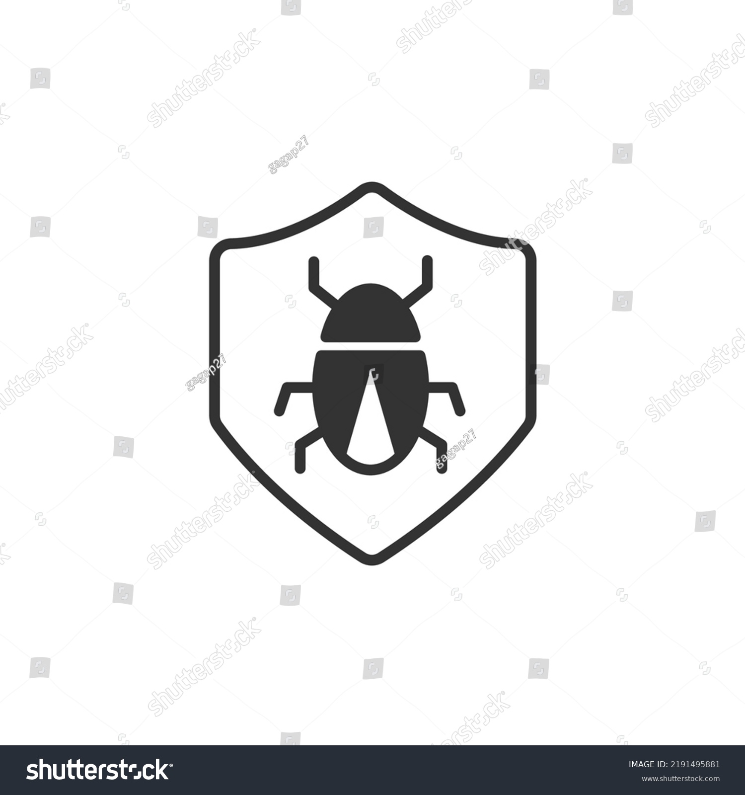 Antivirus Icons Symbol Vector Elements Infographic Stock Vector ...