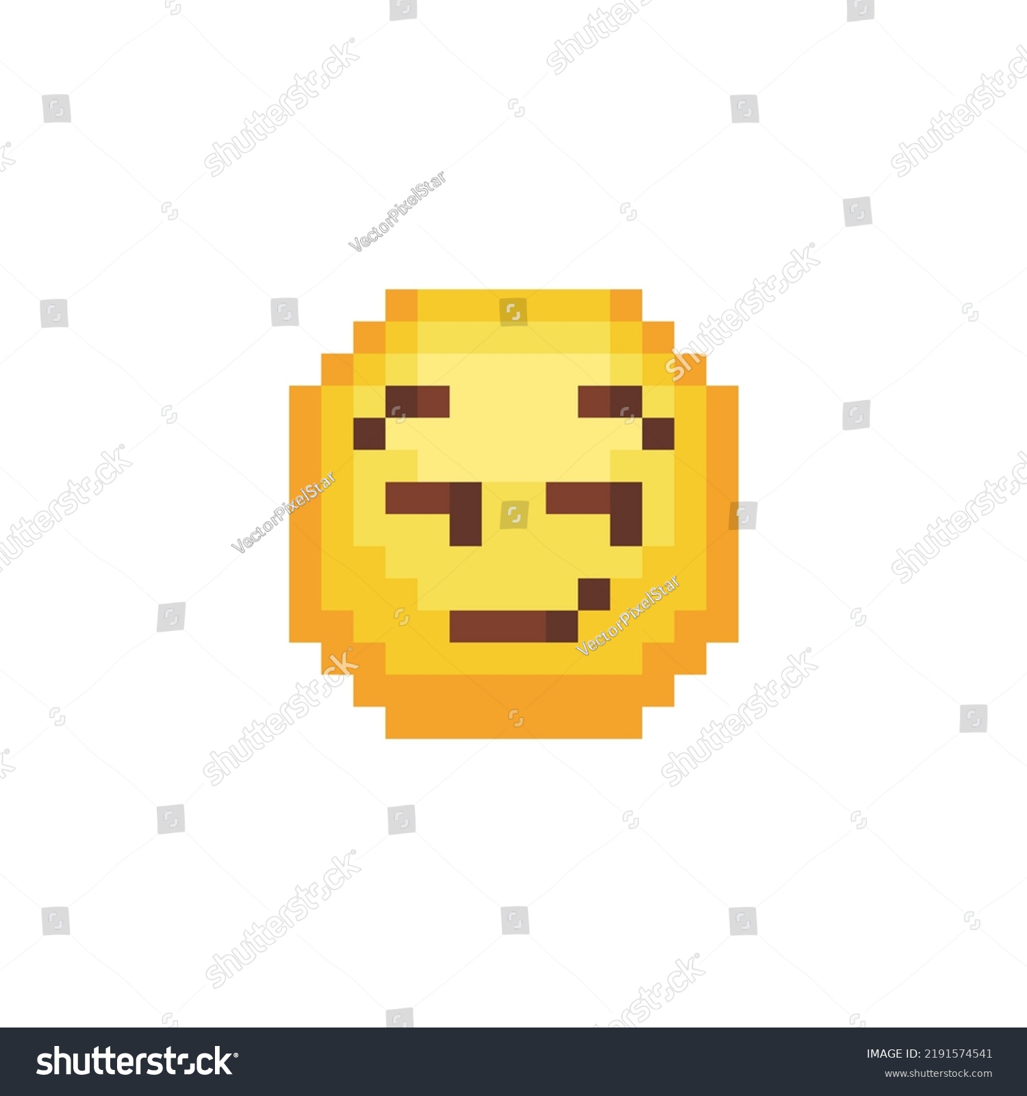 Smirking Face Smiling Emoticon Emoji Smiley Stock Vector Royalty Free 2191574541 Shutterstock