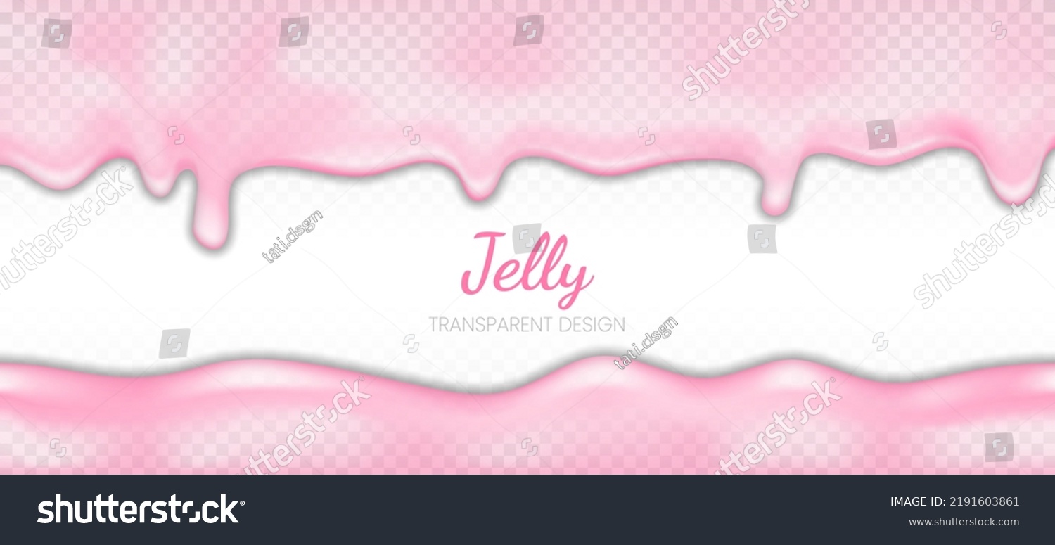 Jam Jelly Leak Vector Illustration Realistic Stock Vector (Royalty Free