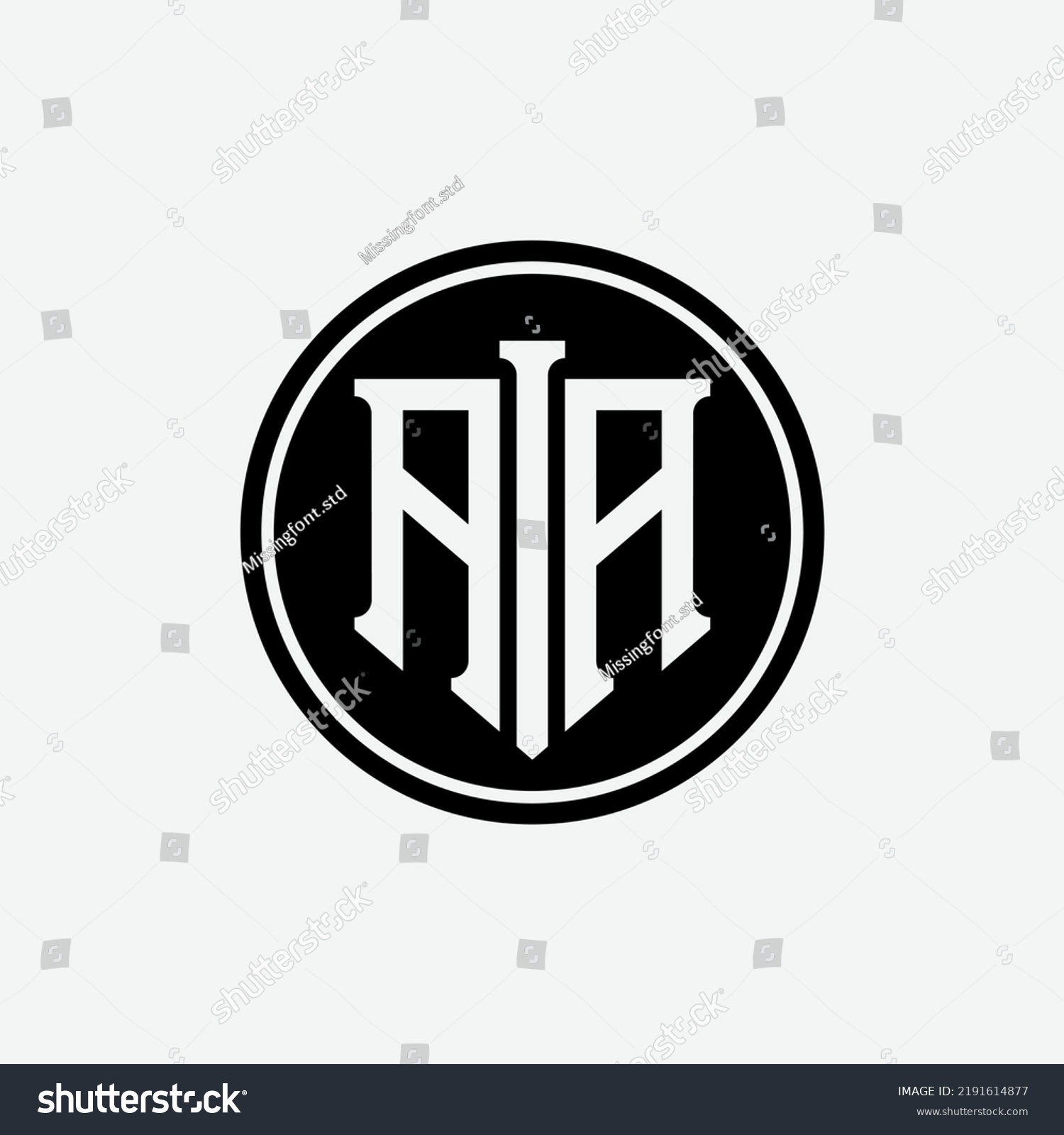 Monogram Logo Initial Letters Aai Aia Stock Vector (Royalty Free ...