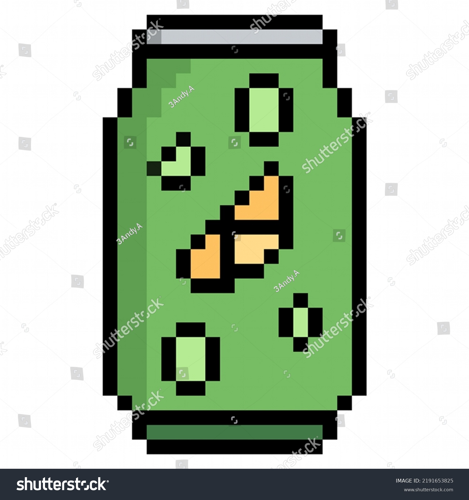 Can Lemon Soda 8bit Pixel Art Stock Illustration 2191653825 | Shutterstock