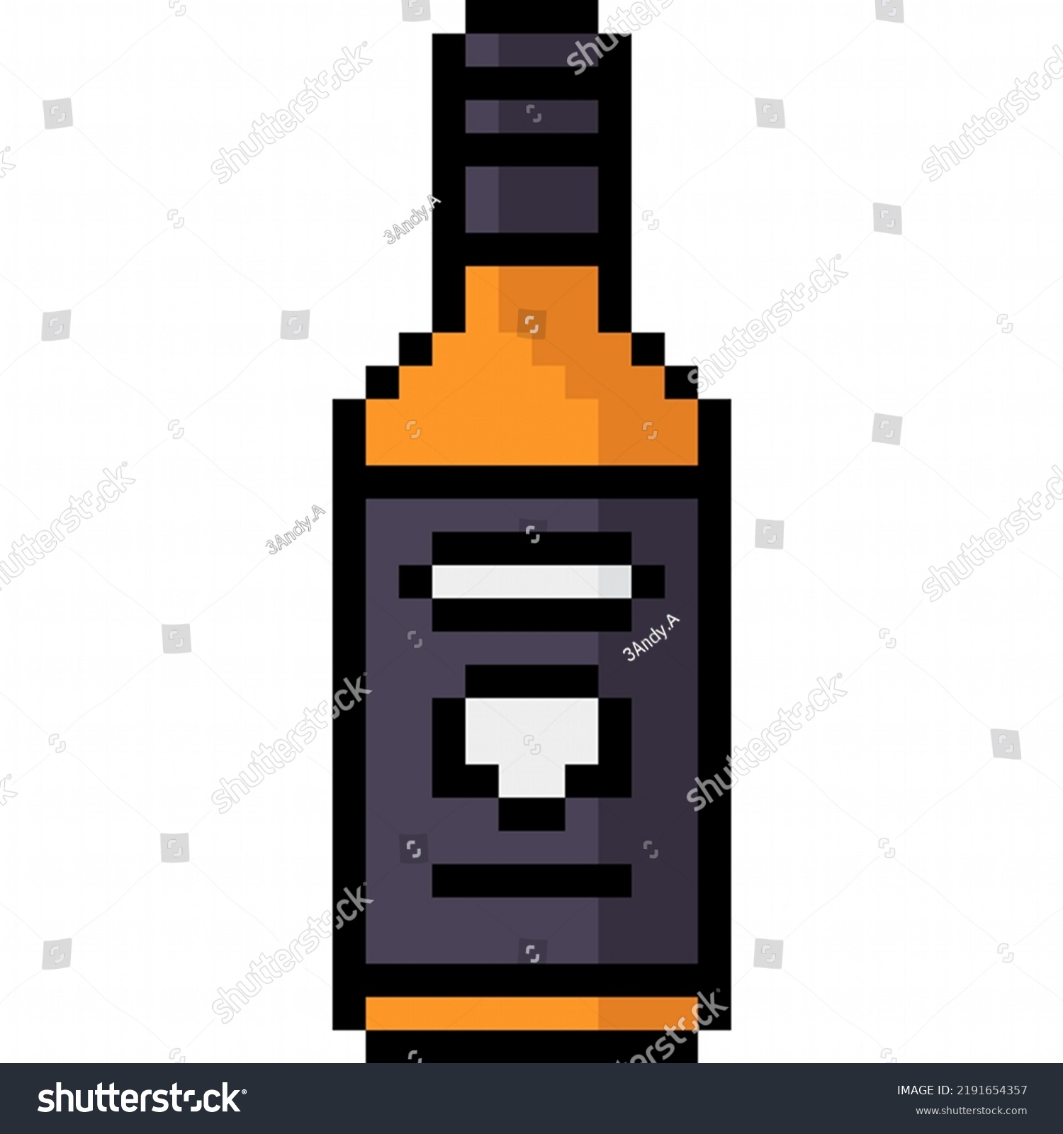 Whiskey 8bit Pixel Art Stock Illustration 2191654357 | Shutterstock