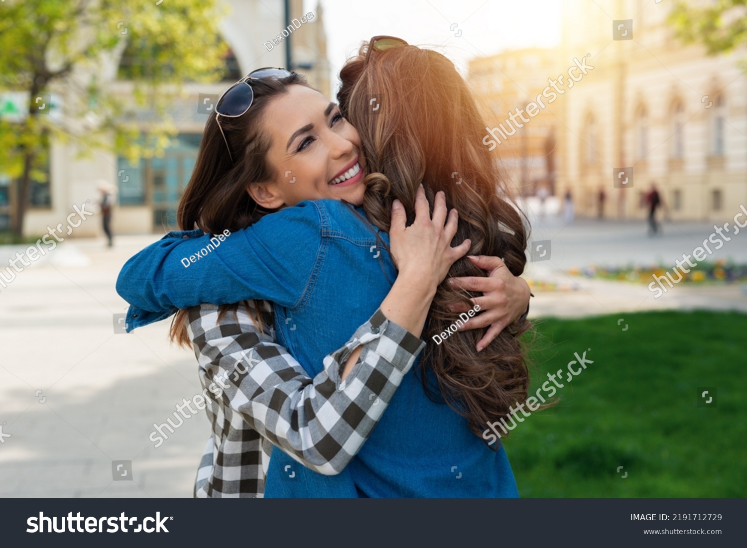 Two Bestfriends Hugging Each Other On Stock Photo 2191712729 | Shutterstock