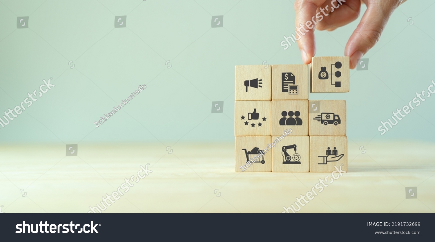 Cost Management Concept Cost Structure Allocation Stock Photo ...