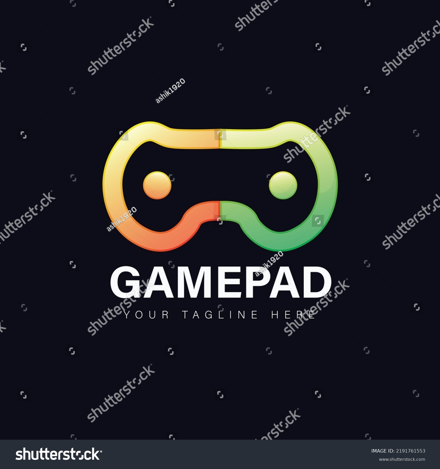 Ninja Gaming Logo Design Template Commercial Stock Vector (Royalty Free ...