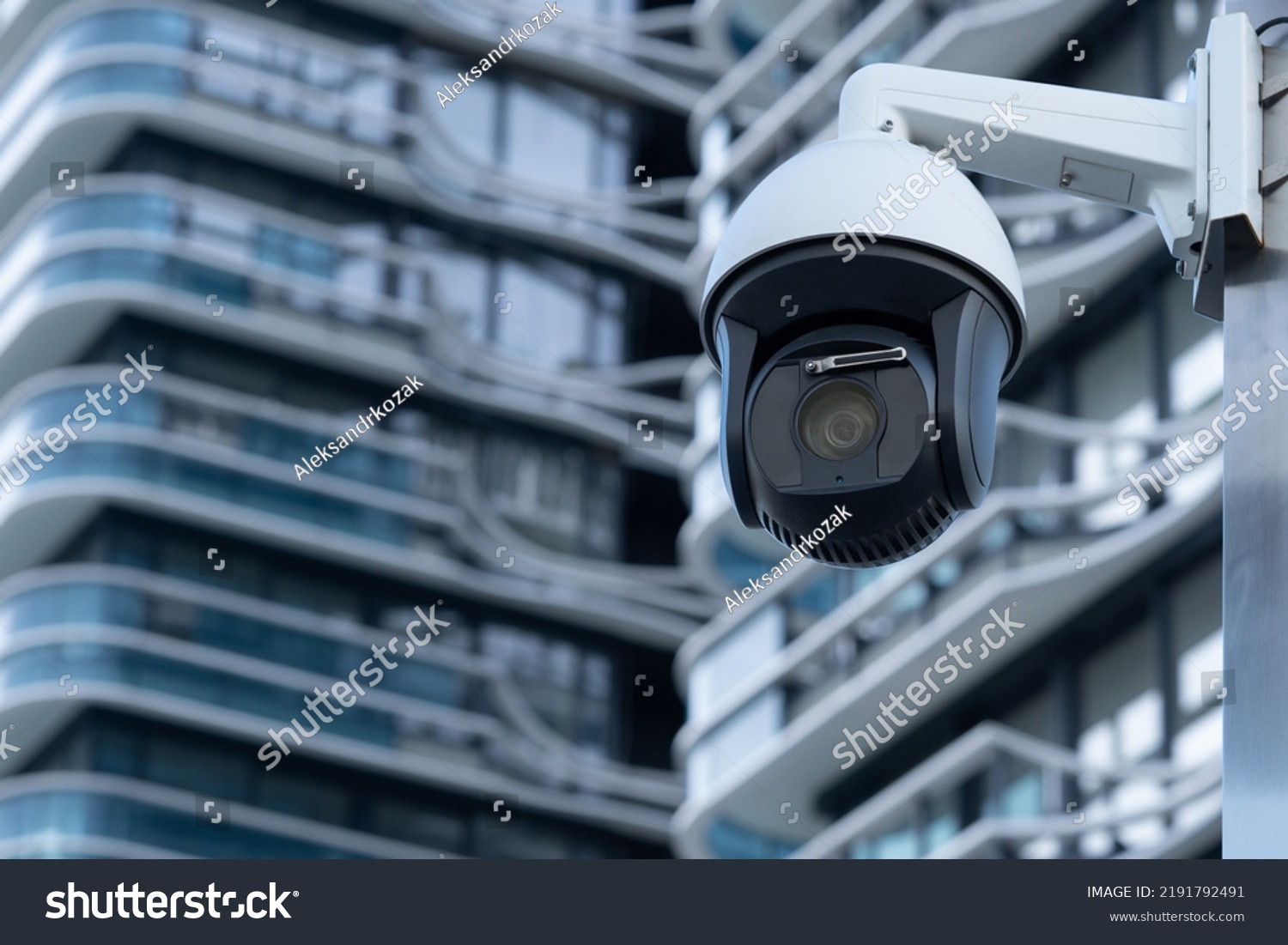 Security Cctv Camera Surveillance System Office Stock Photo 2191792491 ...