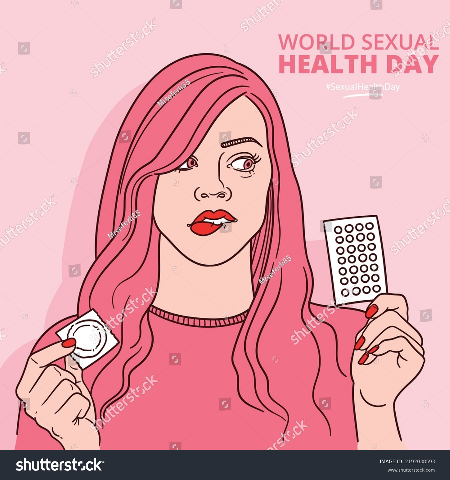 World Sexual Health Day Greeting Card Stock Vector Royalty Free 2192038593 Shutterstock 
