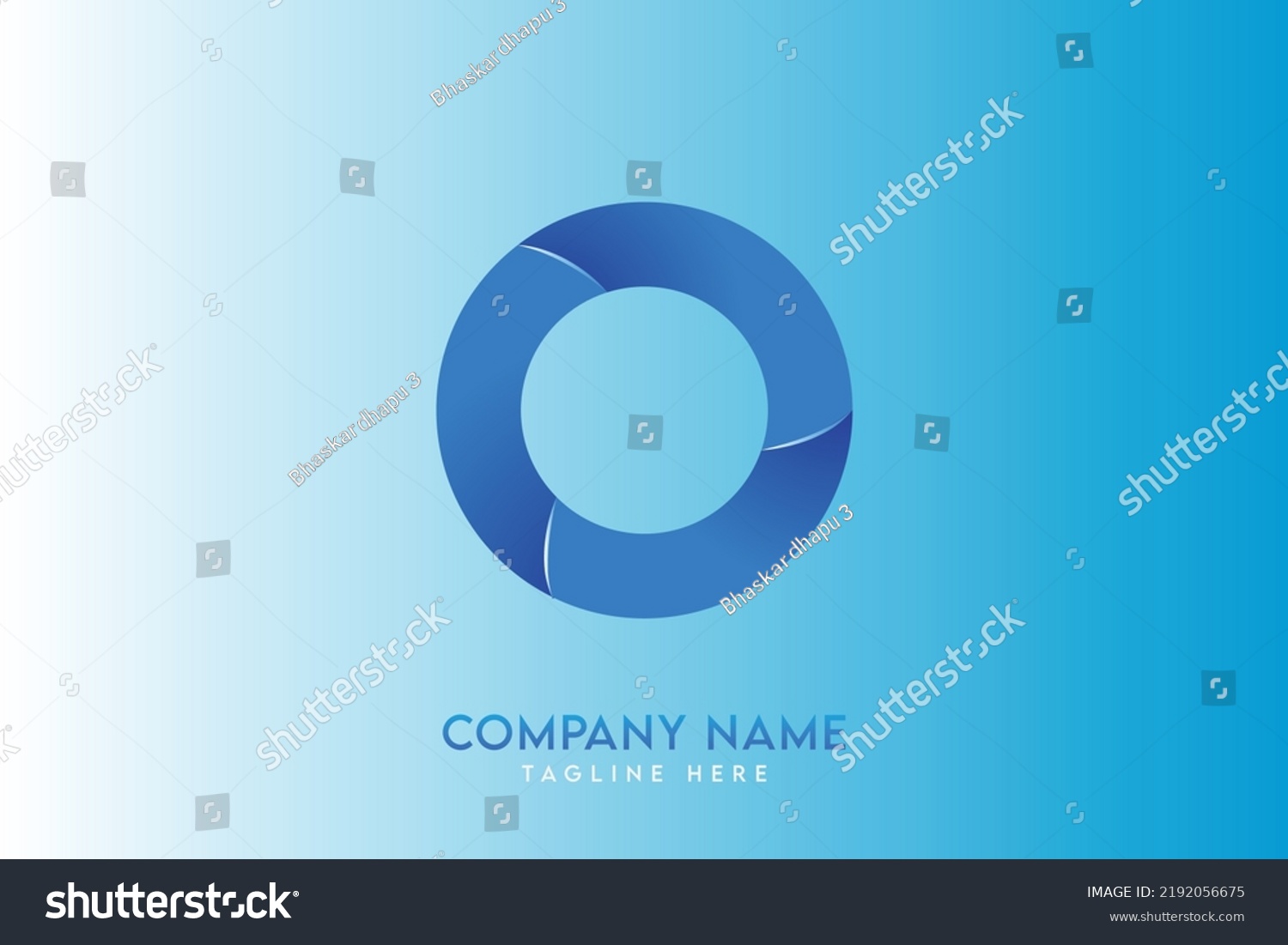 Letter O Logotypographic Alphabet Icon Business Stock Vector (Royalty ...