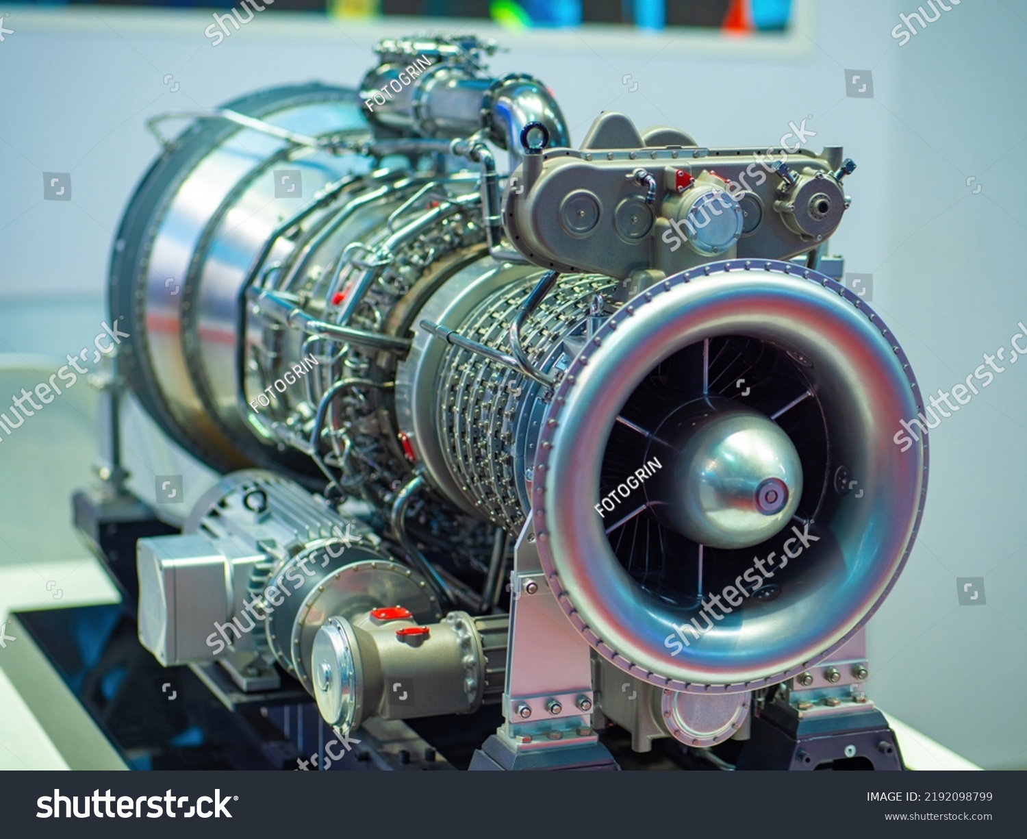 Marine Dualfuel Gas Turbine Engine Engineering Stock Photo 2192098799 ...