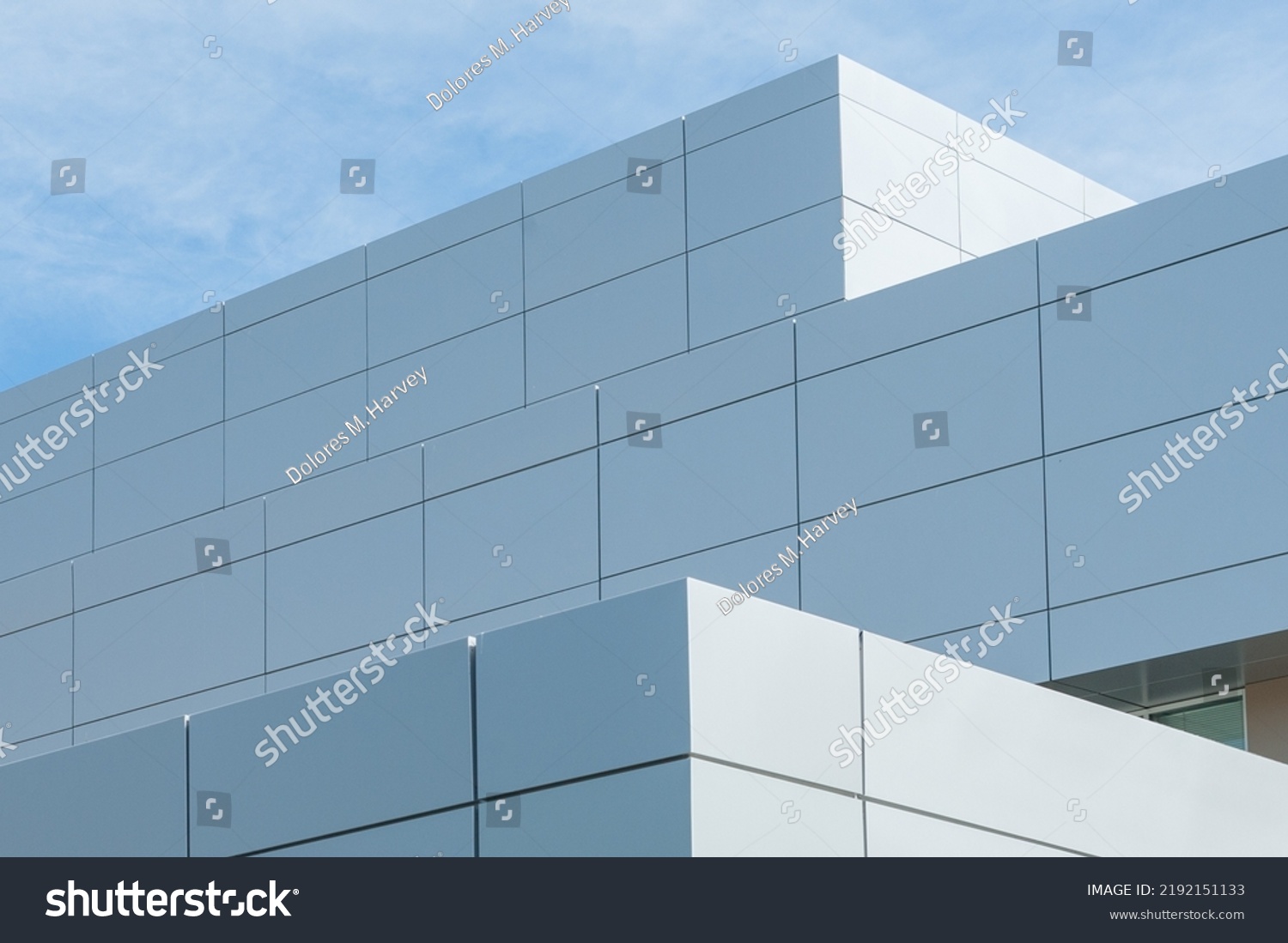 Exterior Wall Contemporary Commercial Style Building Stock Photo ...