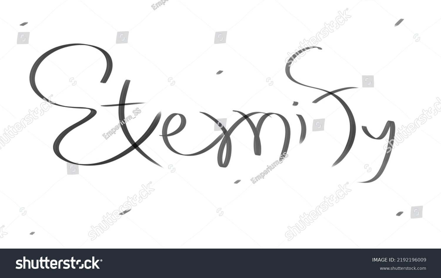 painting-has-english-alphabet-meaning-eternal-stock-illustration