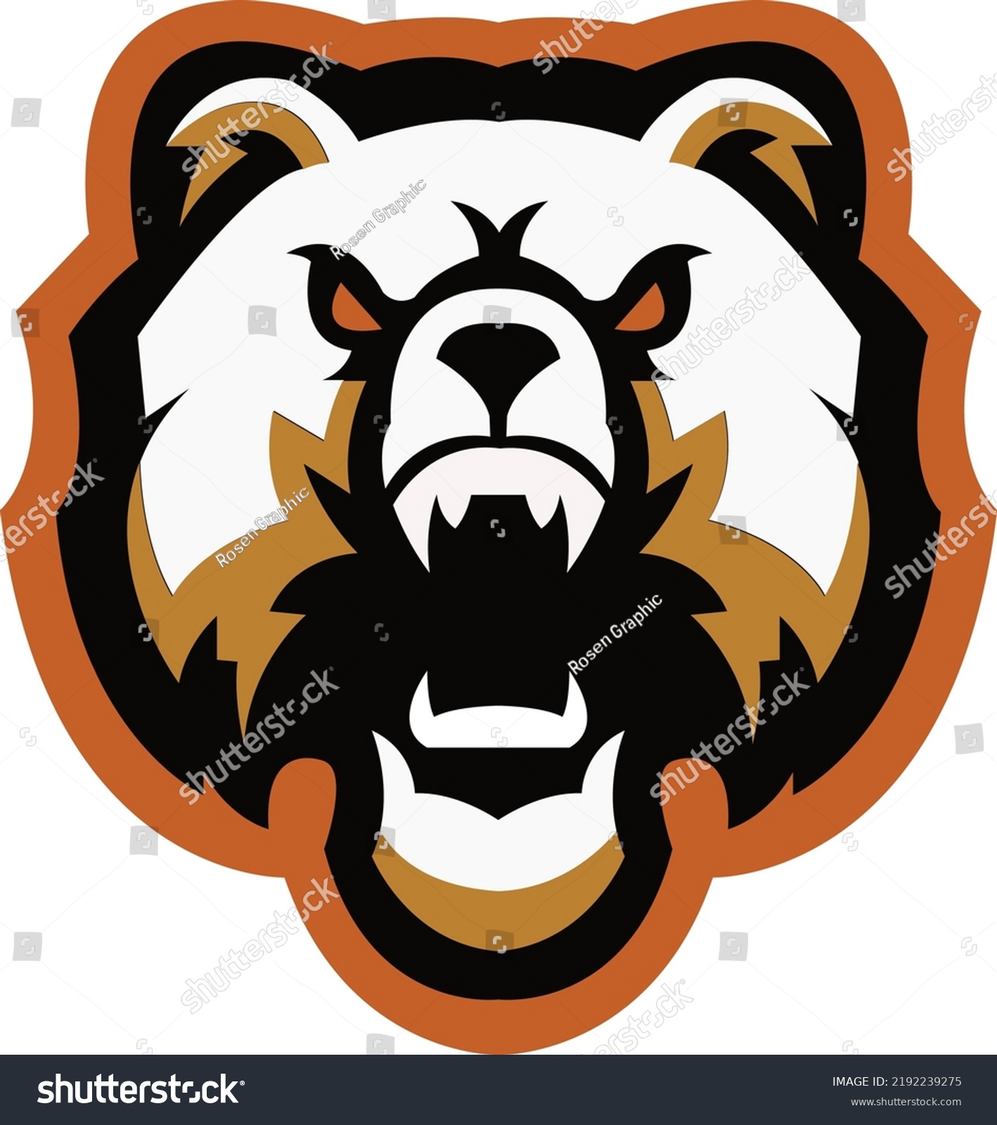 Vector Bears Sport Logo Bear Head Stock Vector (Royalty Free ...