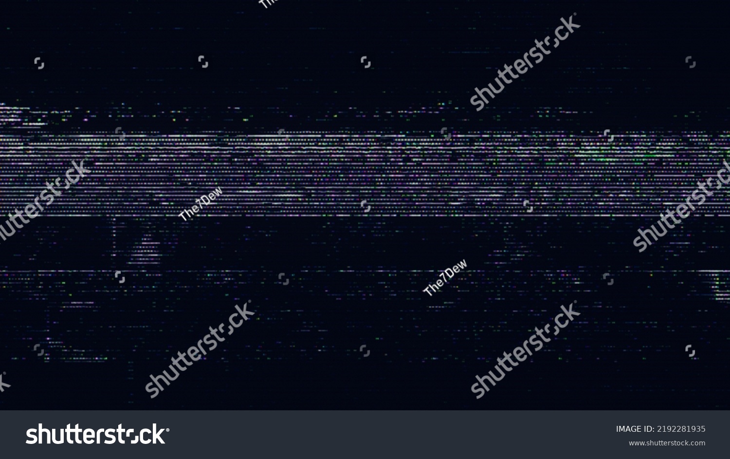 Glitch Noise Static Television Vfx Visual Stock Illustration 2192281935 ...