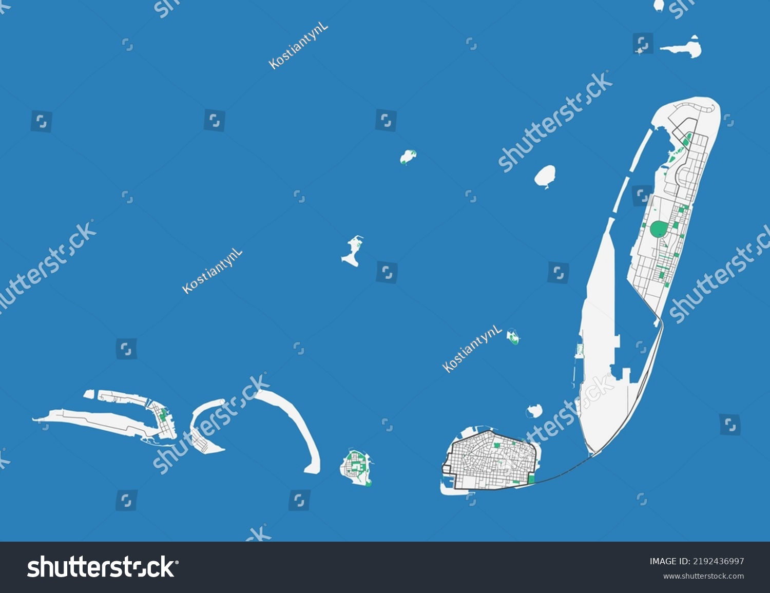 Male Vector Map Detailed Map Male Stock Vector (Royalty Free