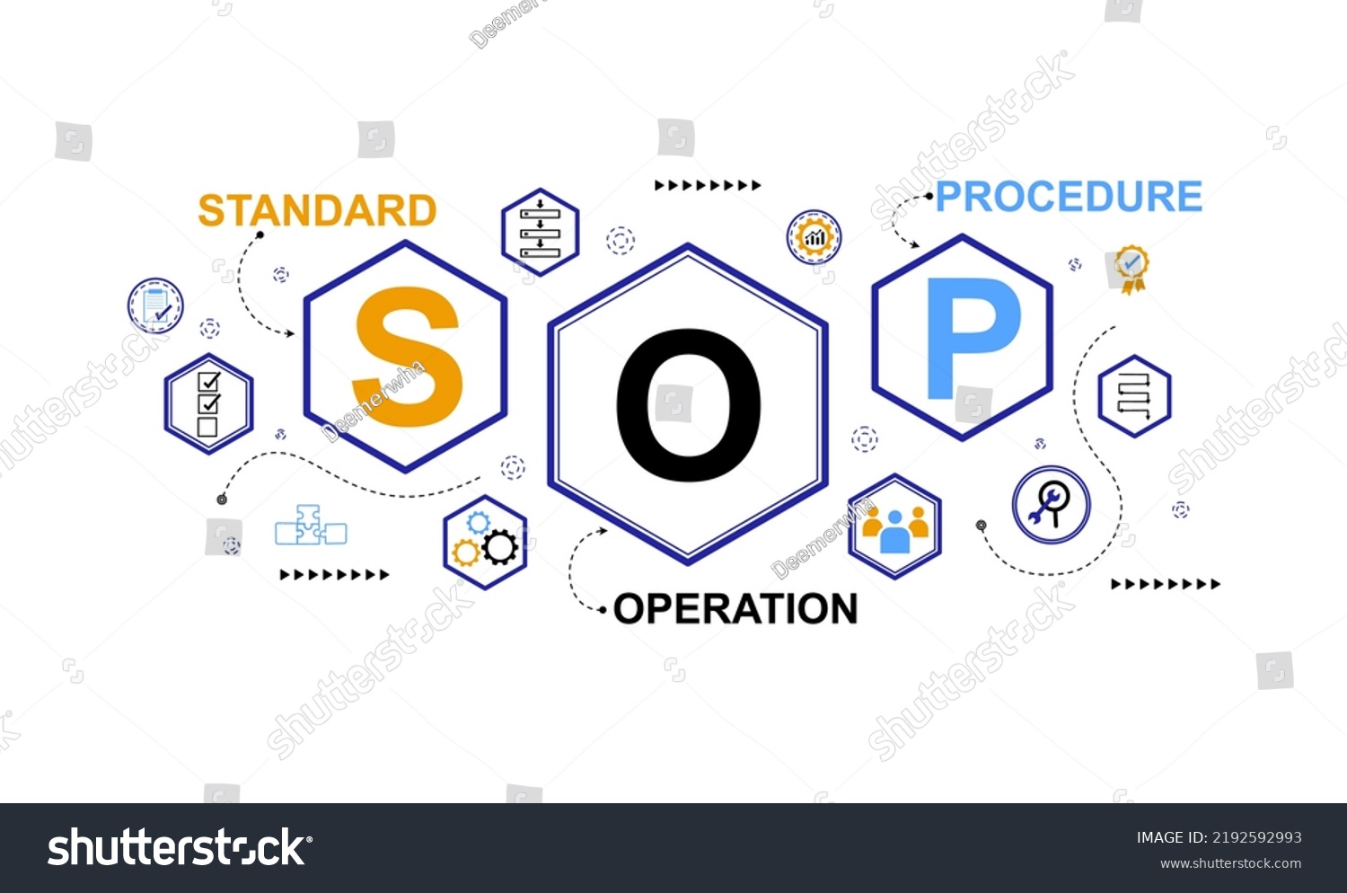 Sop Banner Web Icon Vector Illustration Stock Vector (Royalty Free