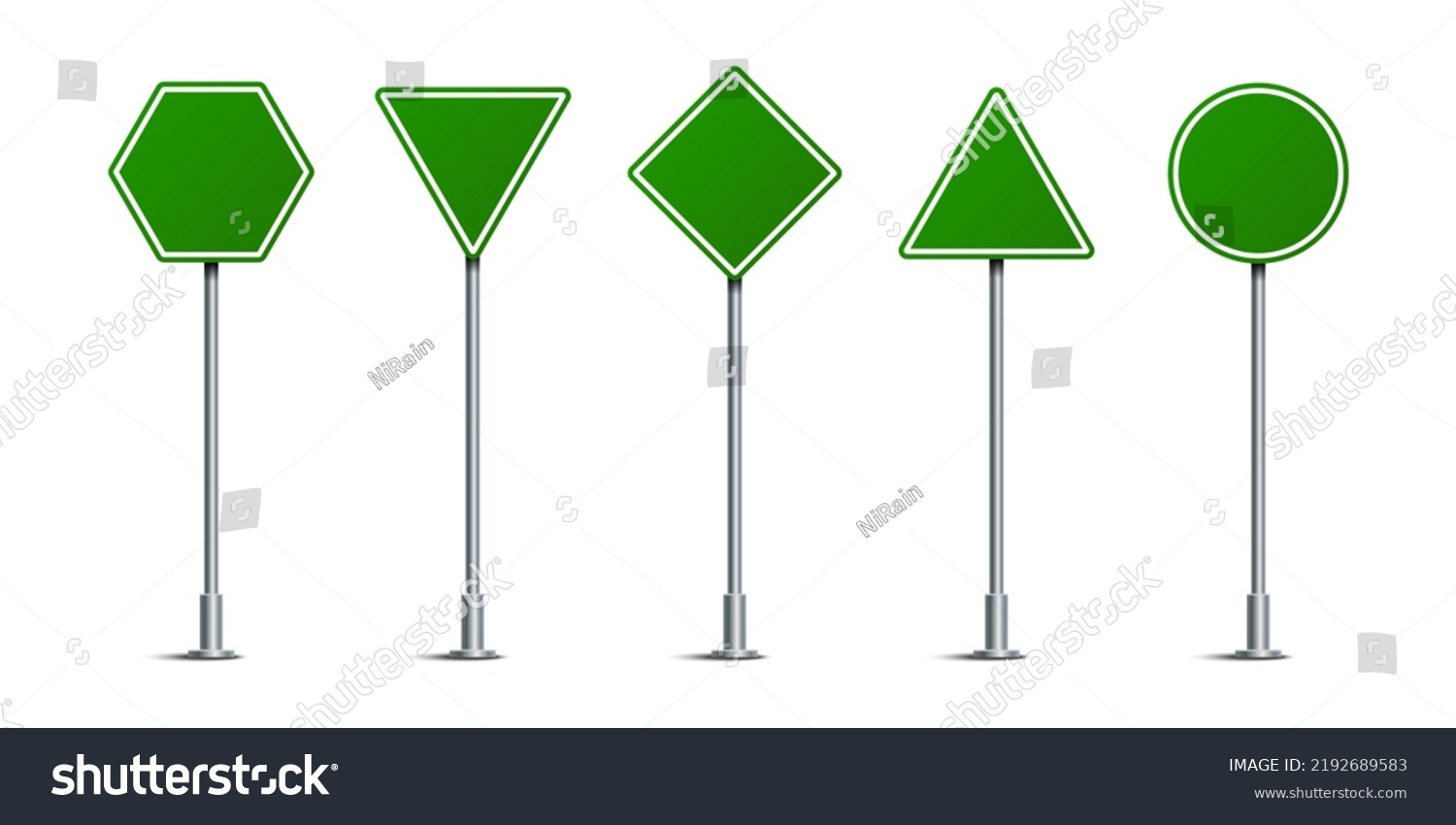 vector-illustration-green-road-signs-isolated-stock-vector-royalty