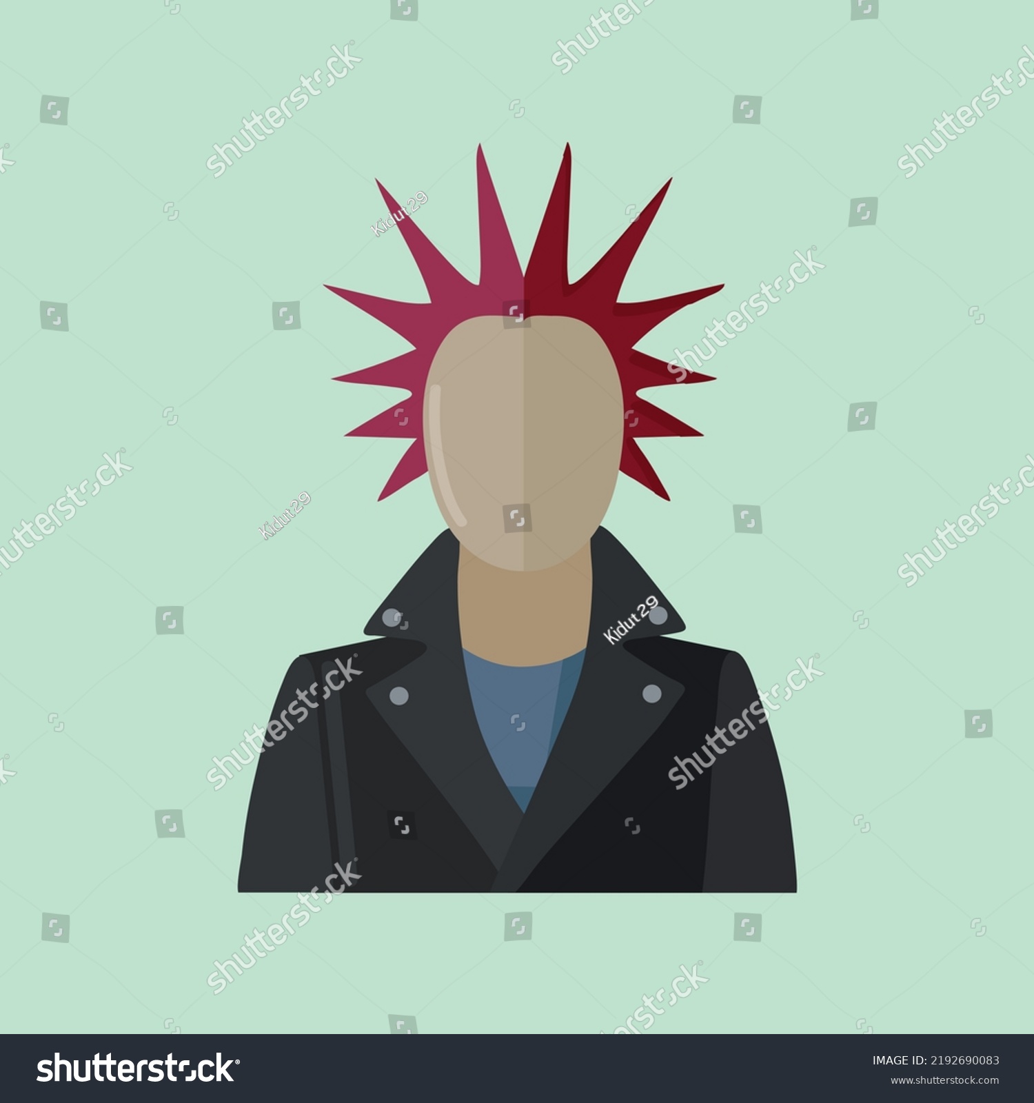 Crazy Hair Clipart Vector Design Stock Vector Royalty Free 2192690083   Stock Vector Crazy Hair Clipart Vector Design 2192690083 