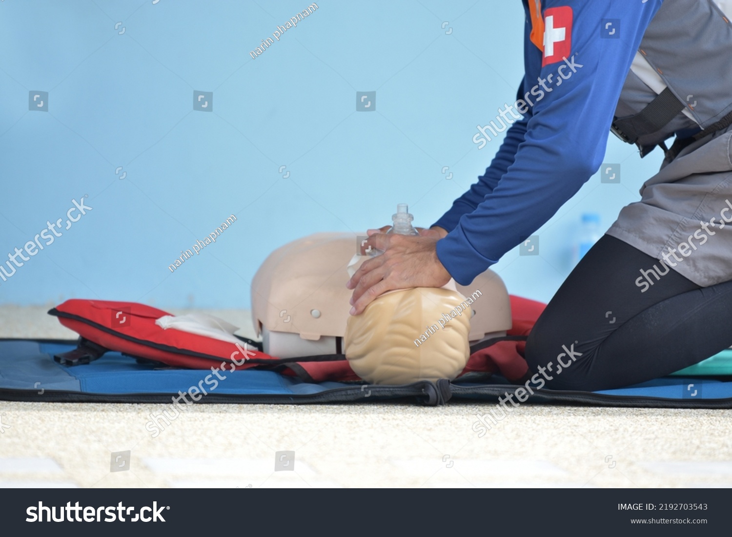 Cpr Training Course Drowning Victim Stock Photo 2192703543 | Shutterstock