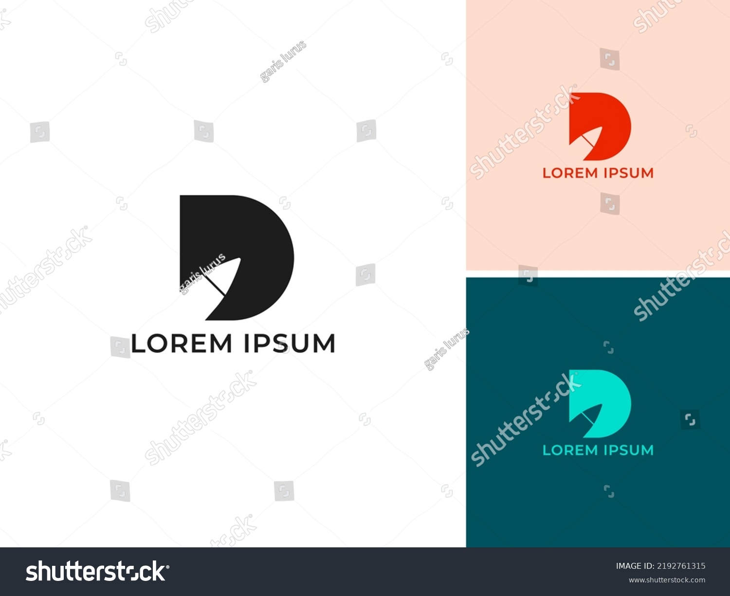 Illustration Letter D Bullet Logo Icon Stock Vector (Royalty Free ...