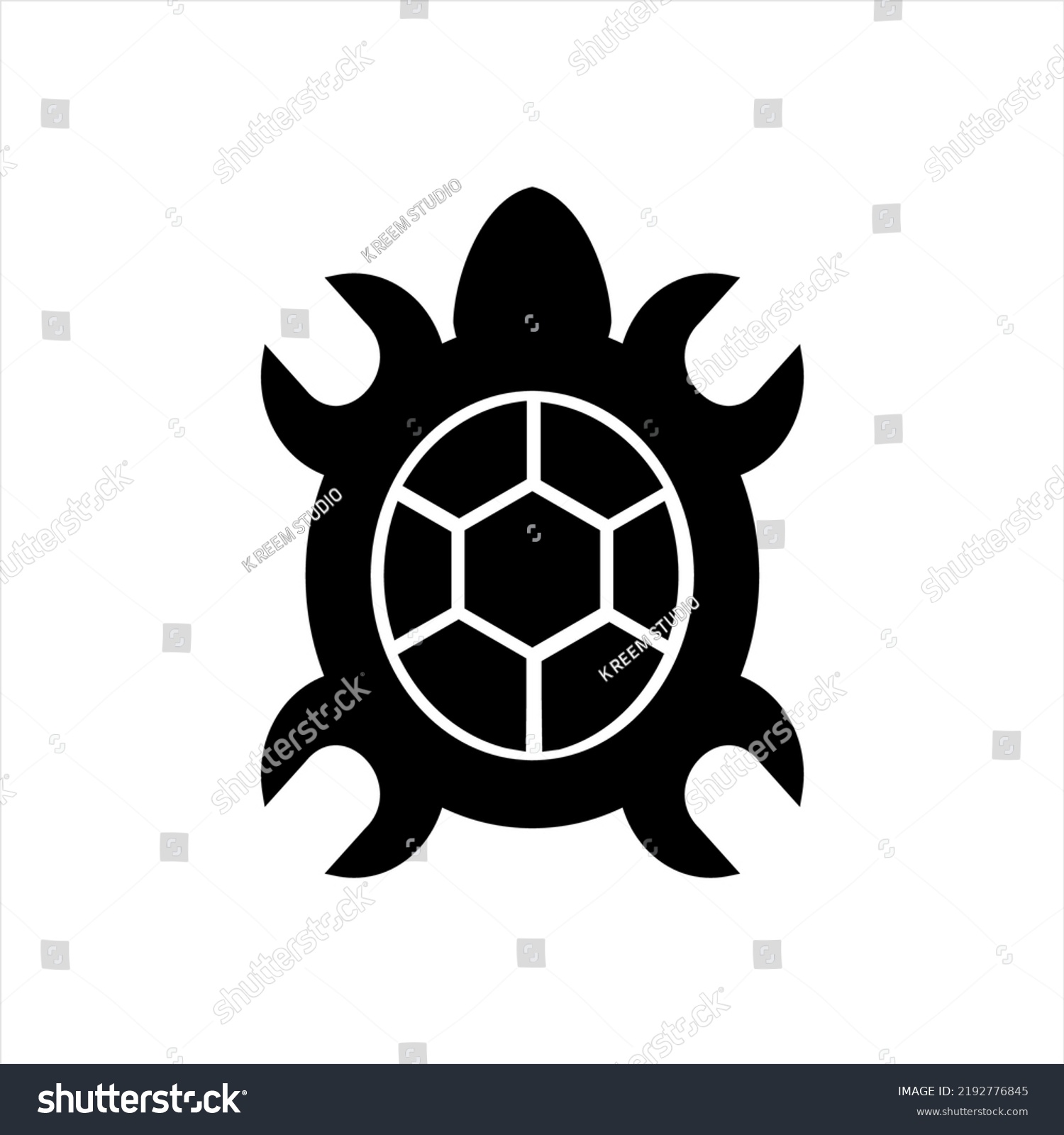 Vector Logo Turtle Logo Design Wrench Stock Vector (Royalty Free ...